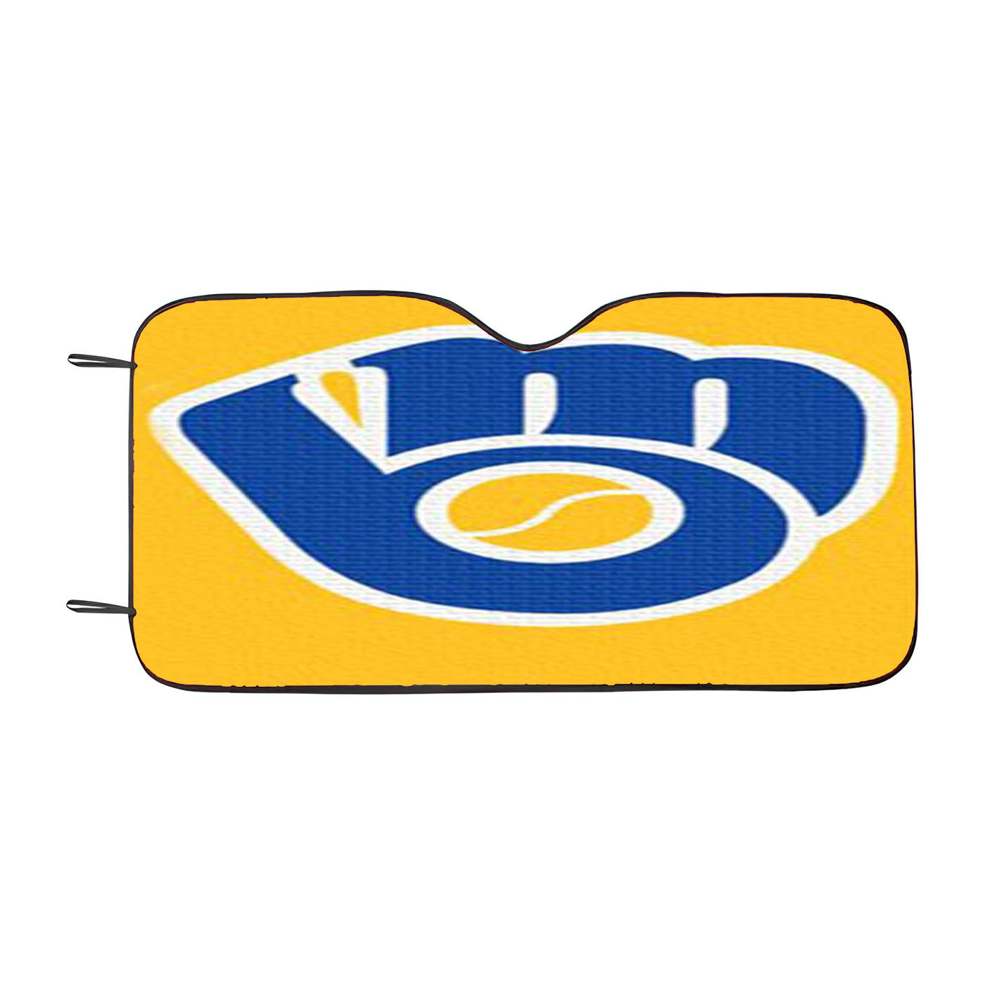 Milwaukee Brewers Yellow Car Auto Sun Shade Windshield Cover