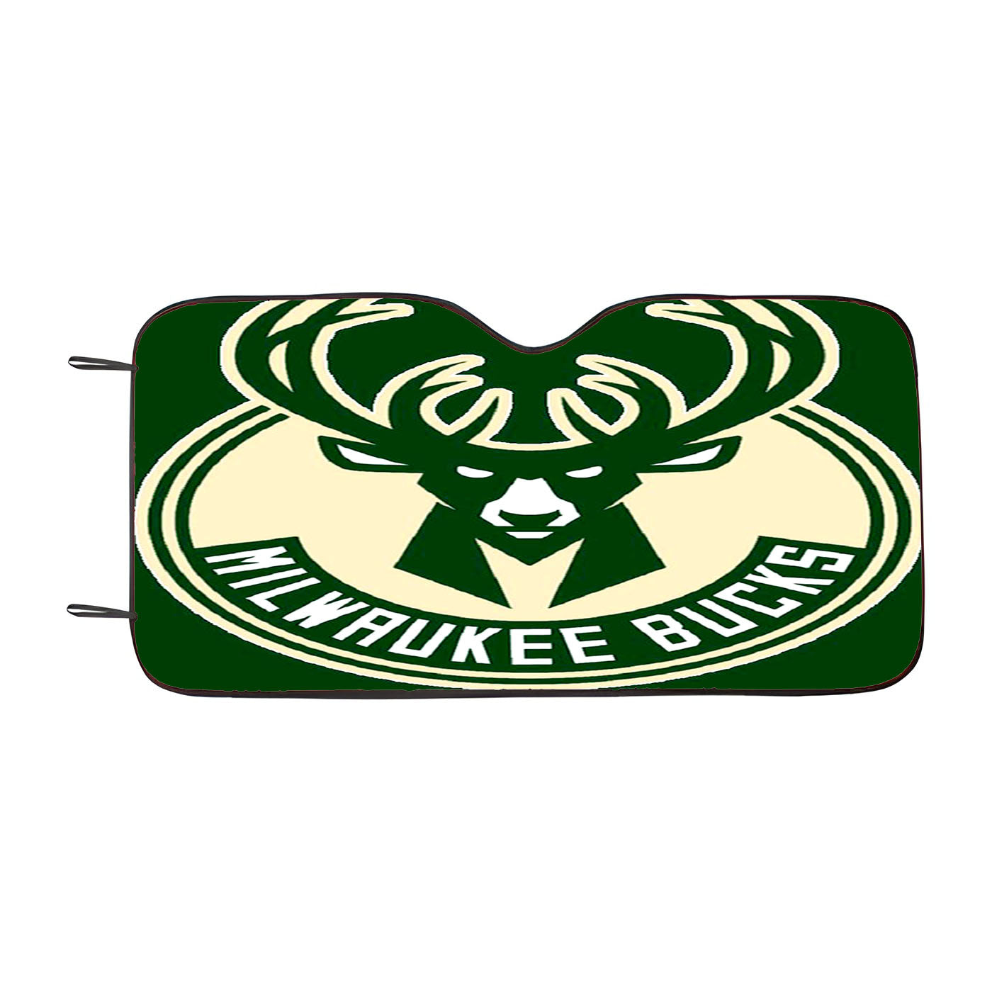 Milwaukee Bucks Green Car Auto Sun Shade Windshield Cover