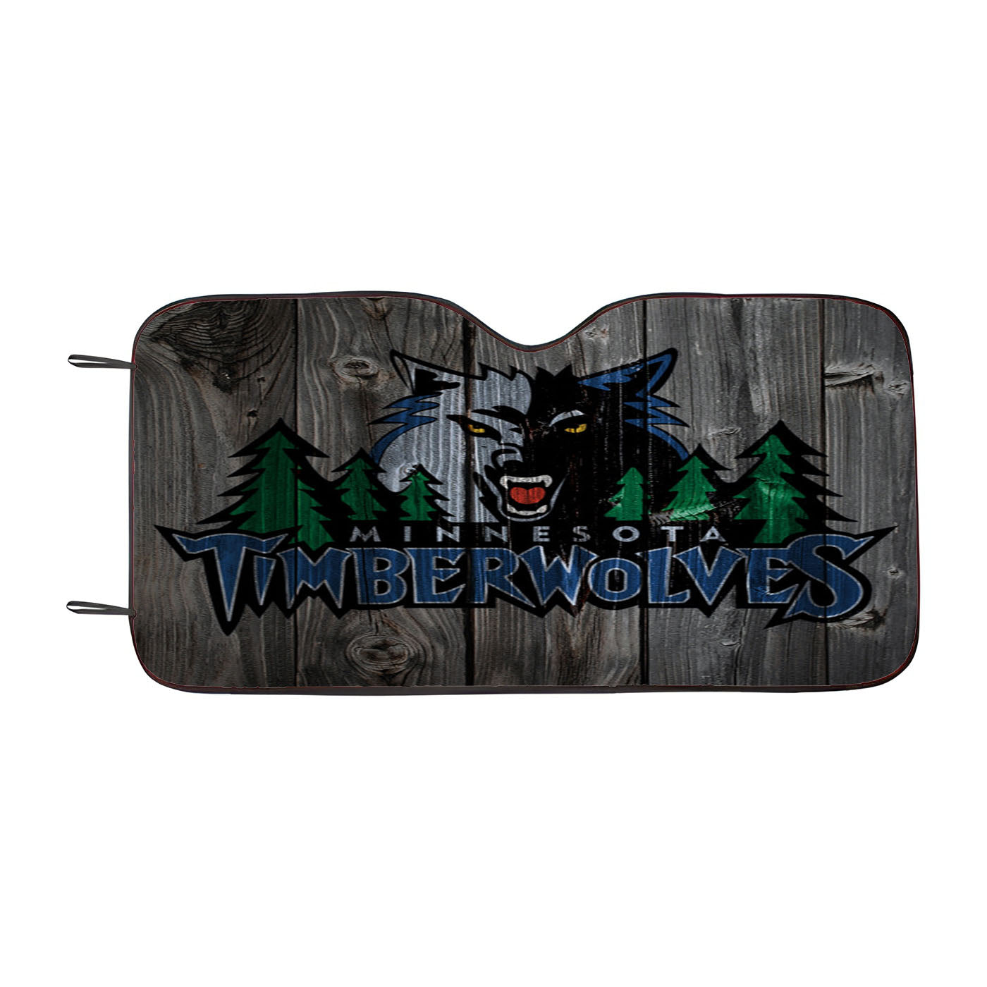 Minnesota Timberwolves Grey Wo Car Auto Sun Shade Windshield Cover