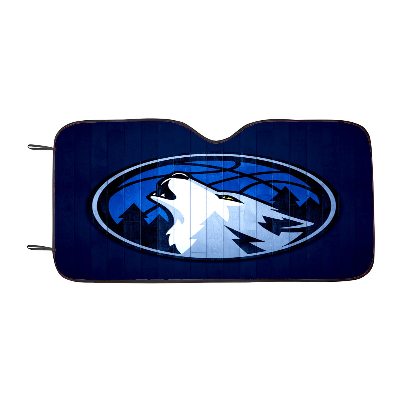 Minnesota Timberwolves Hardwood Car Auto Sun Shade Windshield Cover
