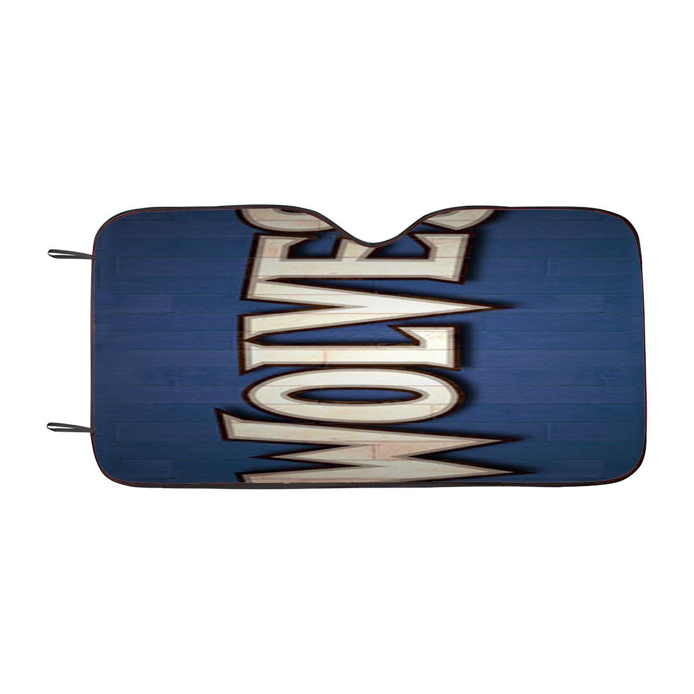Minnesota Timberwolves Text Car Auto Sun Shade Windshield Cover