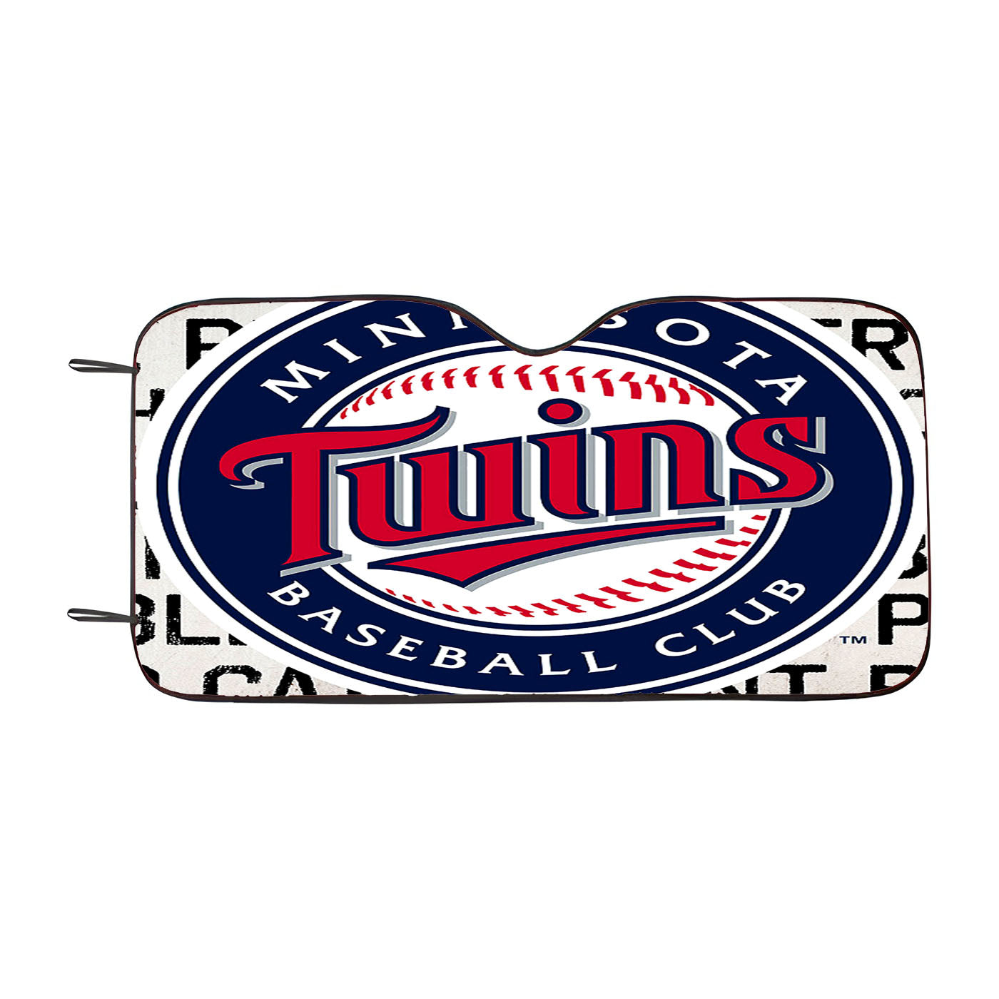 Minnesota Twins Baseball Club Font Doodle Car Auto Sun Shade Windshield Cover