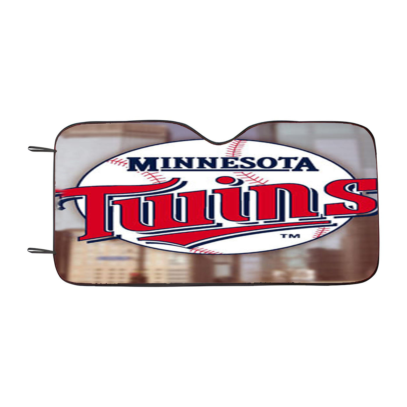 Minnesota Twins In City Car Auto Sun Shade Windshield Cover
