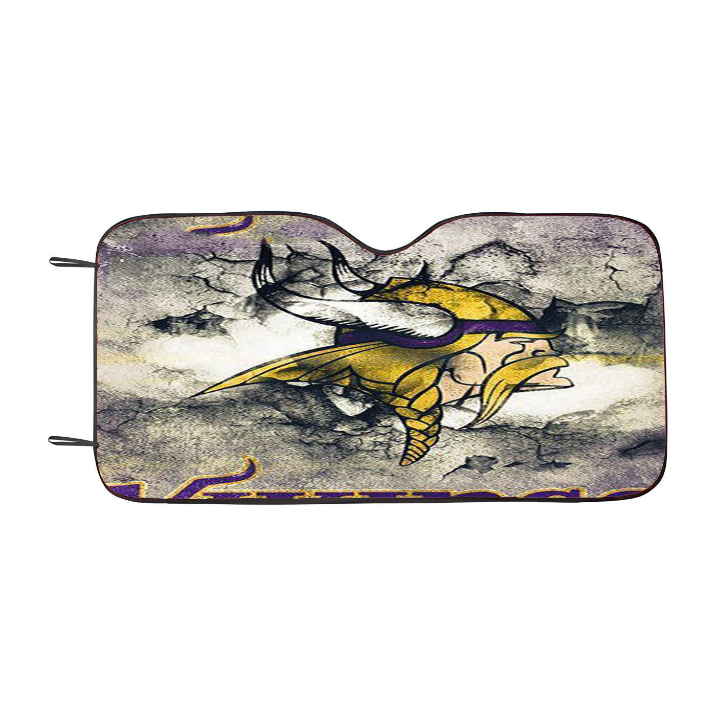 Minnesota Vikings Grunge Logo Car Auto Sun Shade Windshield Cover