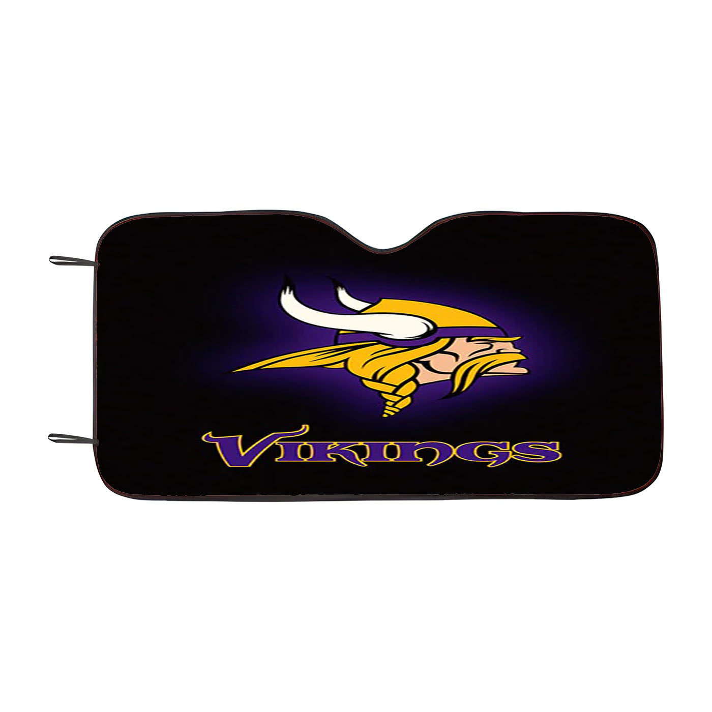 Minnesota Vikings Logo Black Car Auto Sun Shade Windshield Cover