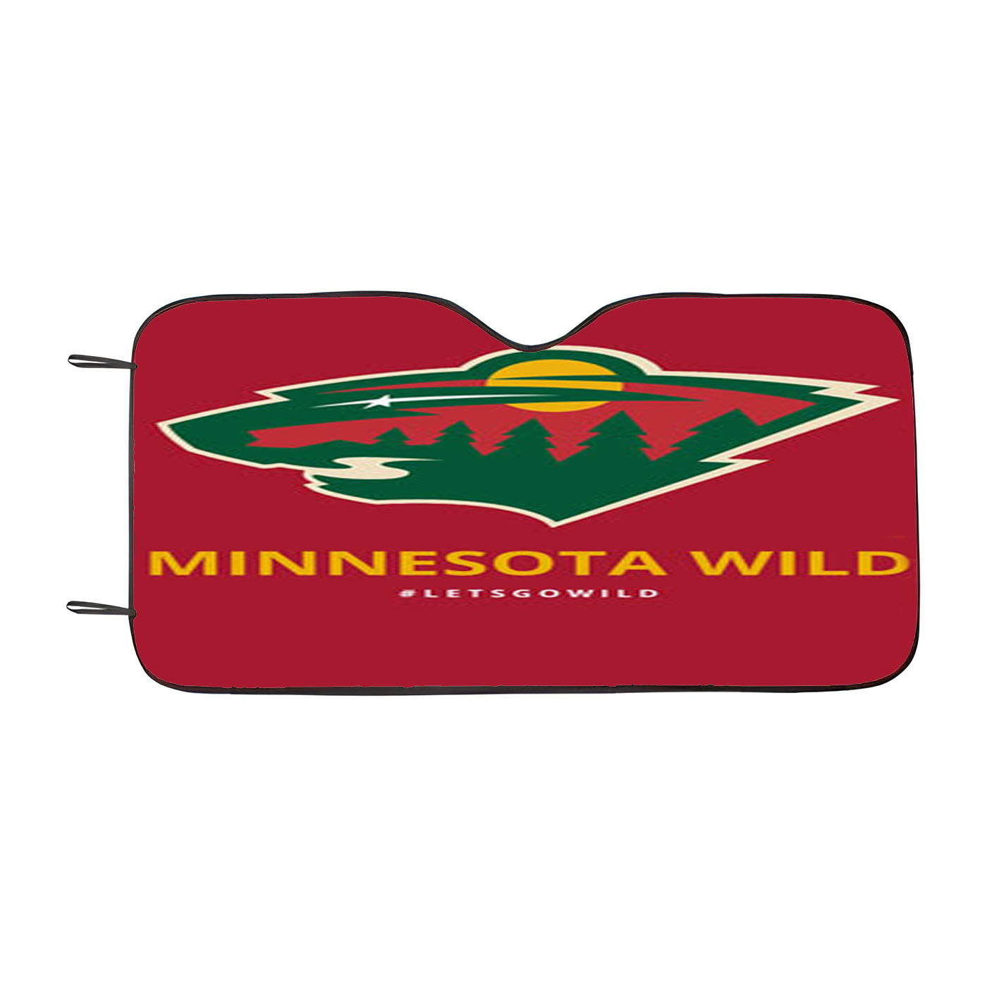 Minnesota Wild Nhl Car Auto Sun Shade Windshield Cover