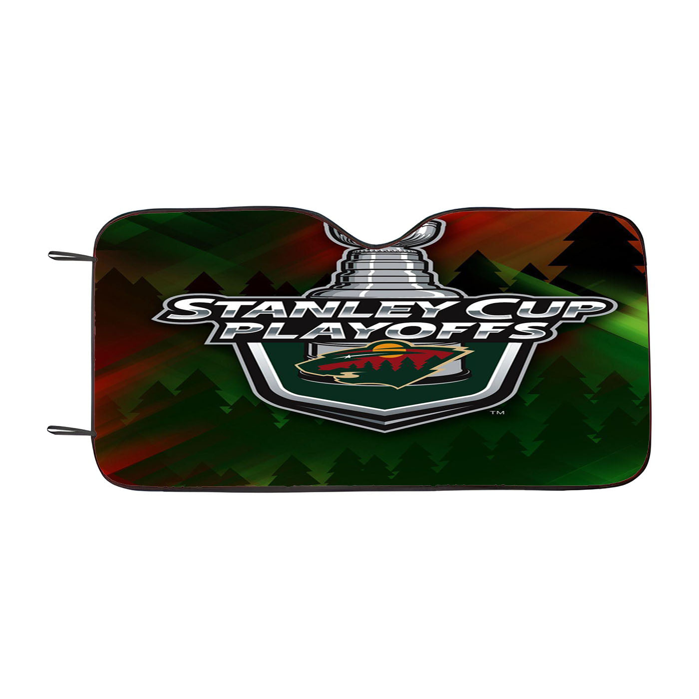 Minnesota Wild Playoff Car Auto Sun Shade Windshield Cover