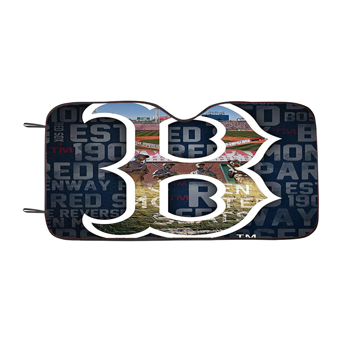 Mlb Boston Red Car Auto Sun Shade Windshield Cover
