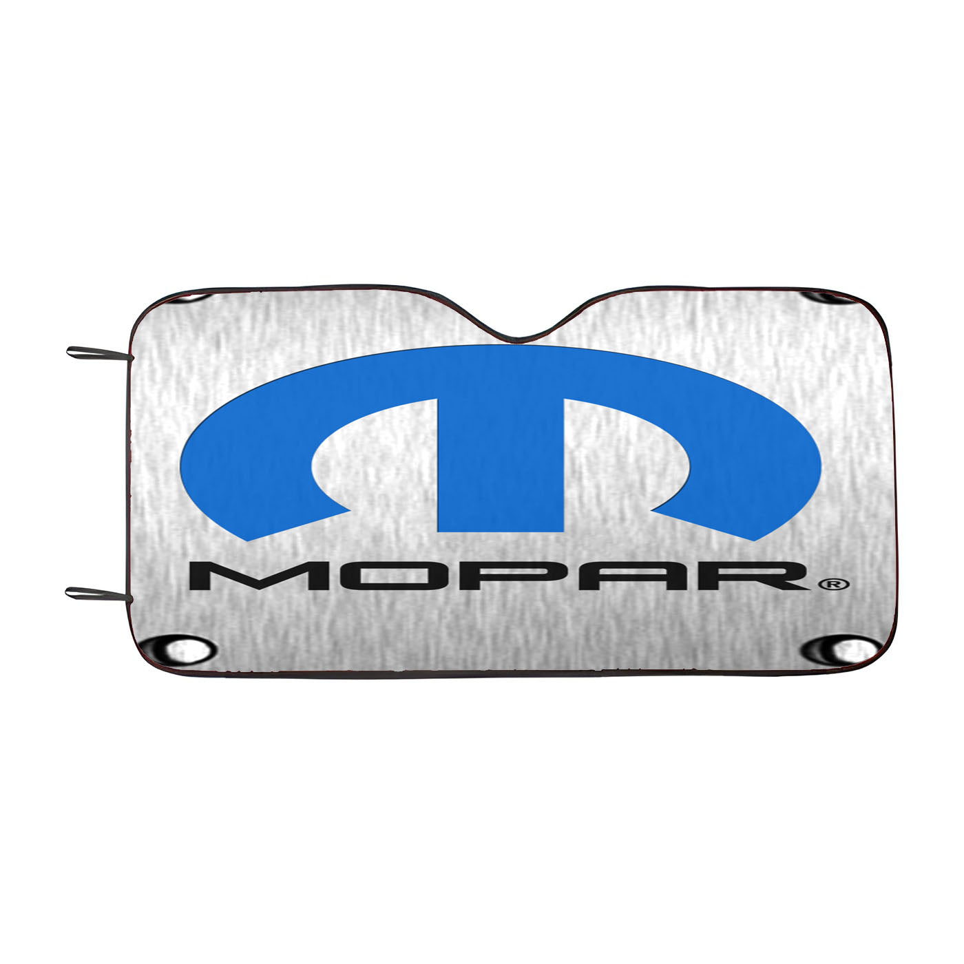 Mopar Black Logo Car Auto Sun Shade Windshield Cover