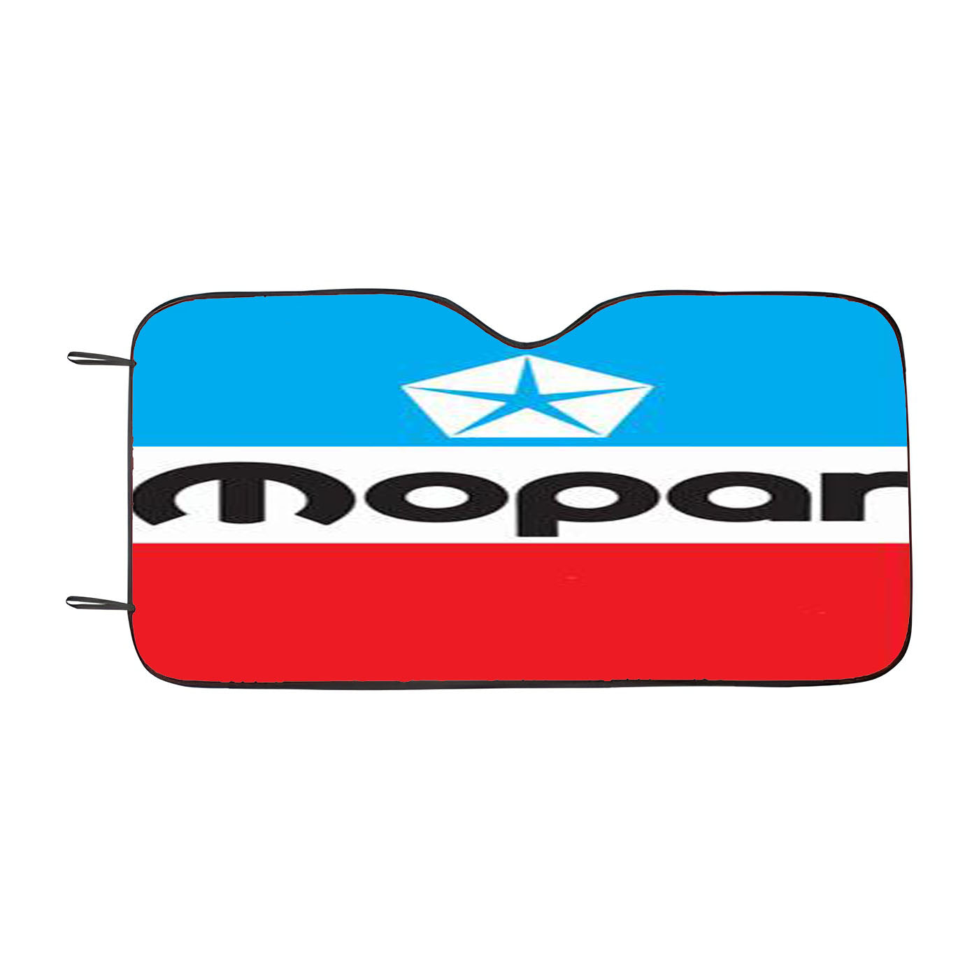 Mopar Black Logo 44 Car Auto Sun Shade Windshield Cover