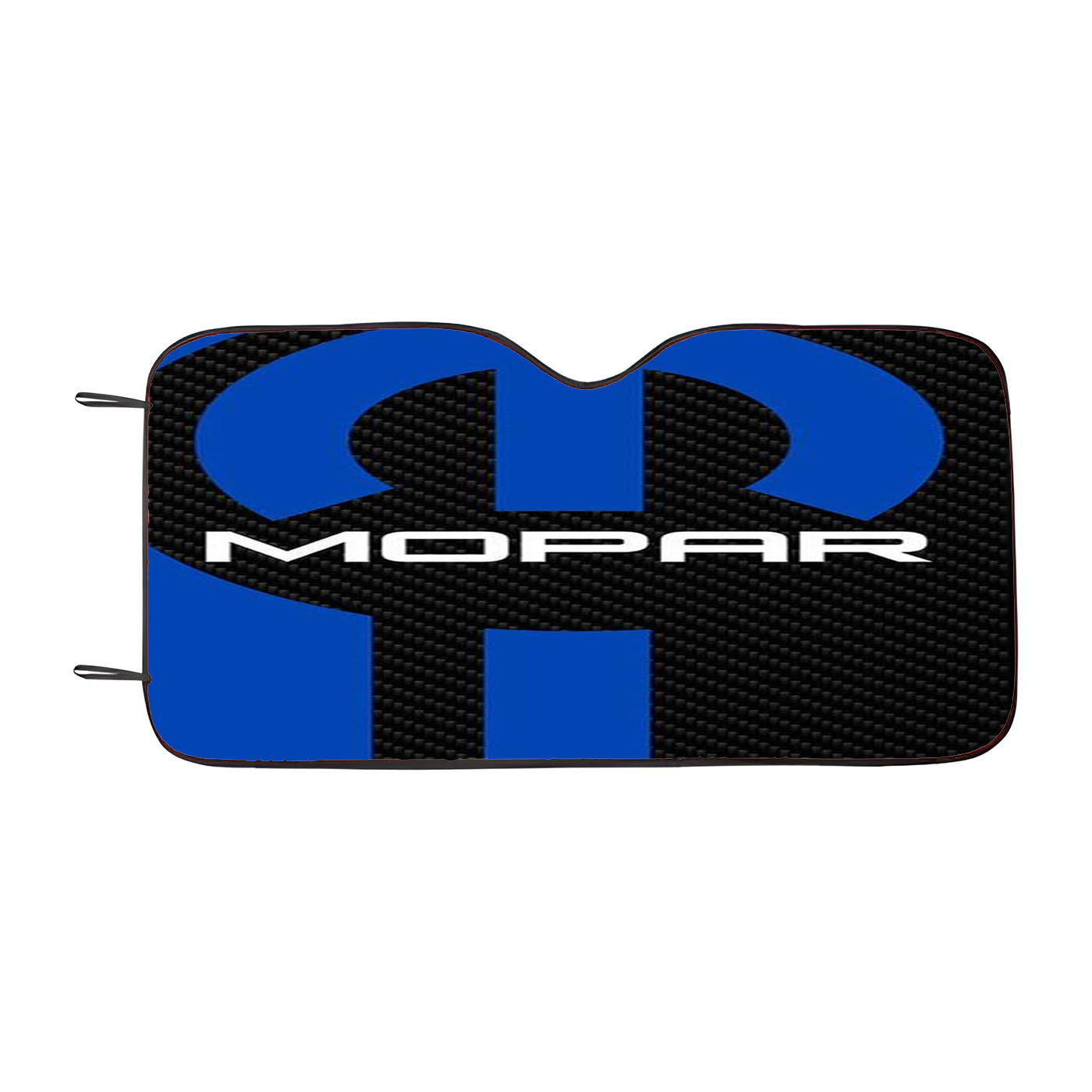 Mopar Carbon Logo Car Auto Sun Shade Windshield Cover