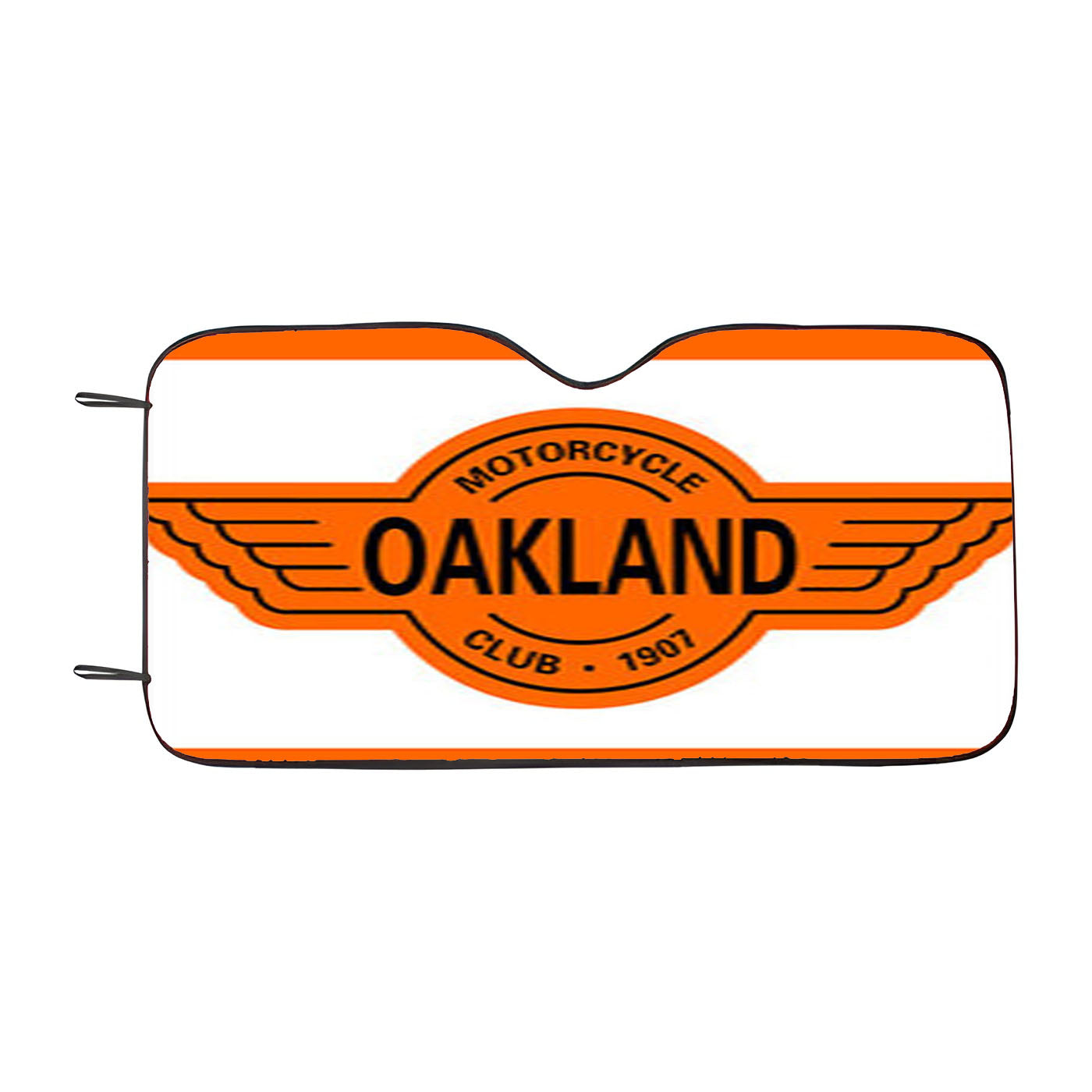 Motorcycle Oakland Club Car Auto Sun Shade Windshield Cover