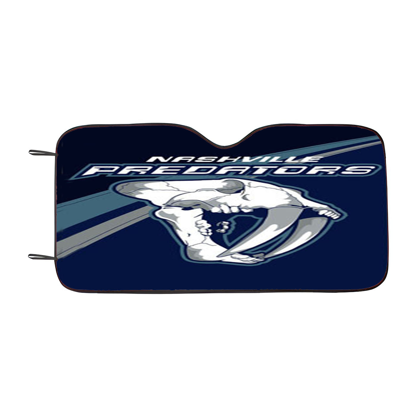 Nashville Predators Skull Car Auto Sun Shade Windshield Cover