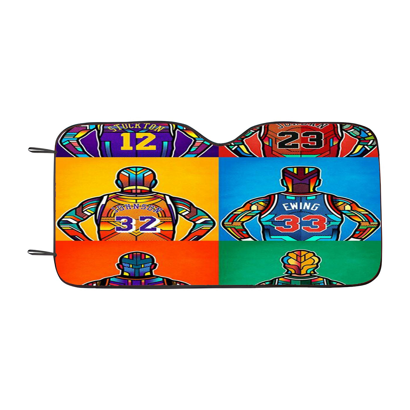 Nba Best Basket Ball Car Auto Sun Shade Windshield Cover