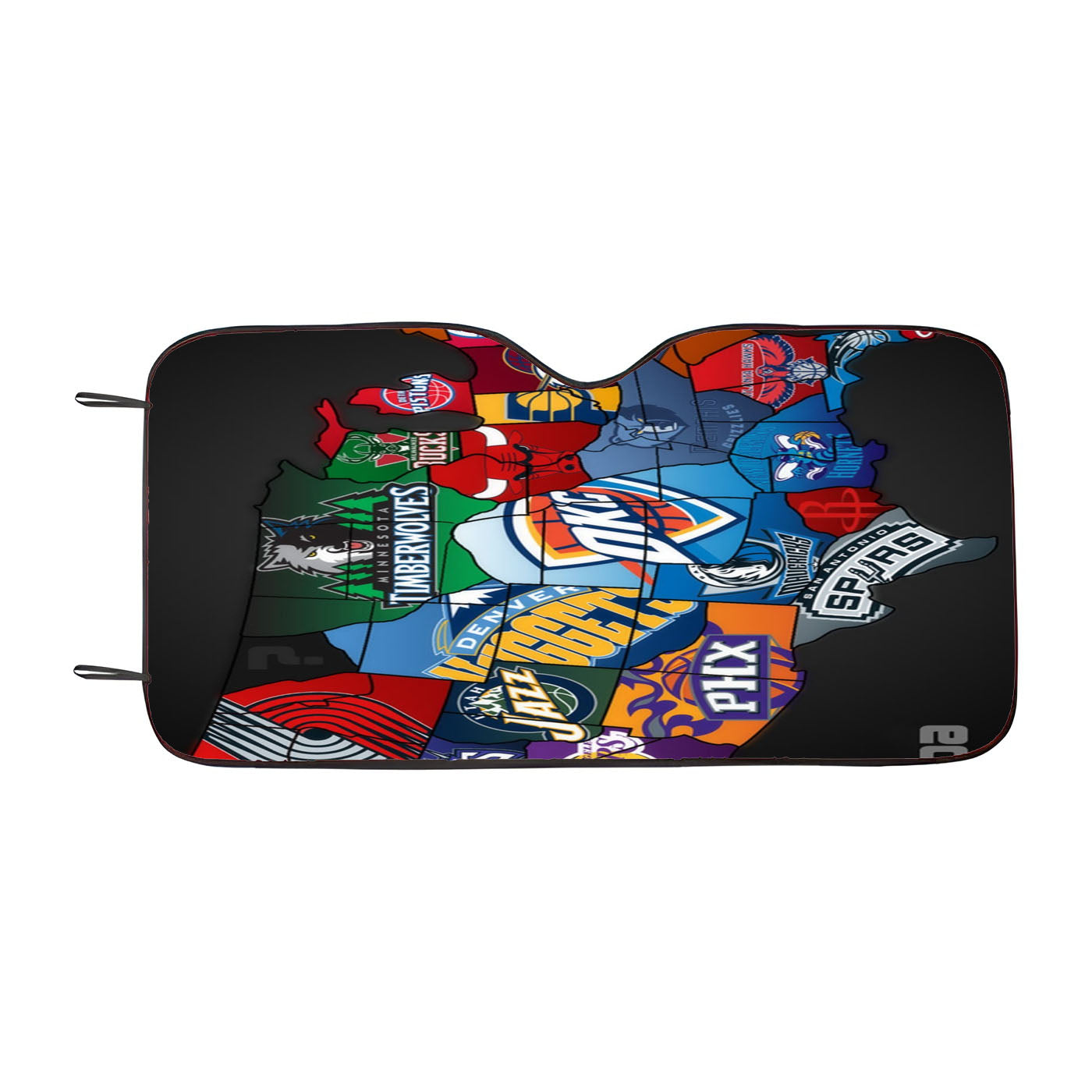 Nba Usa Collages Team Car Auto Sun Shade Windshield Cover