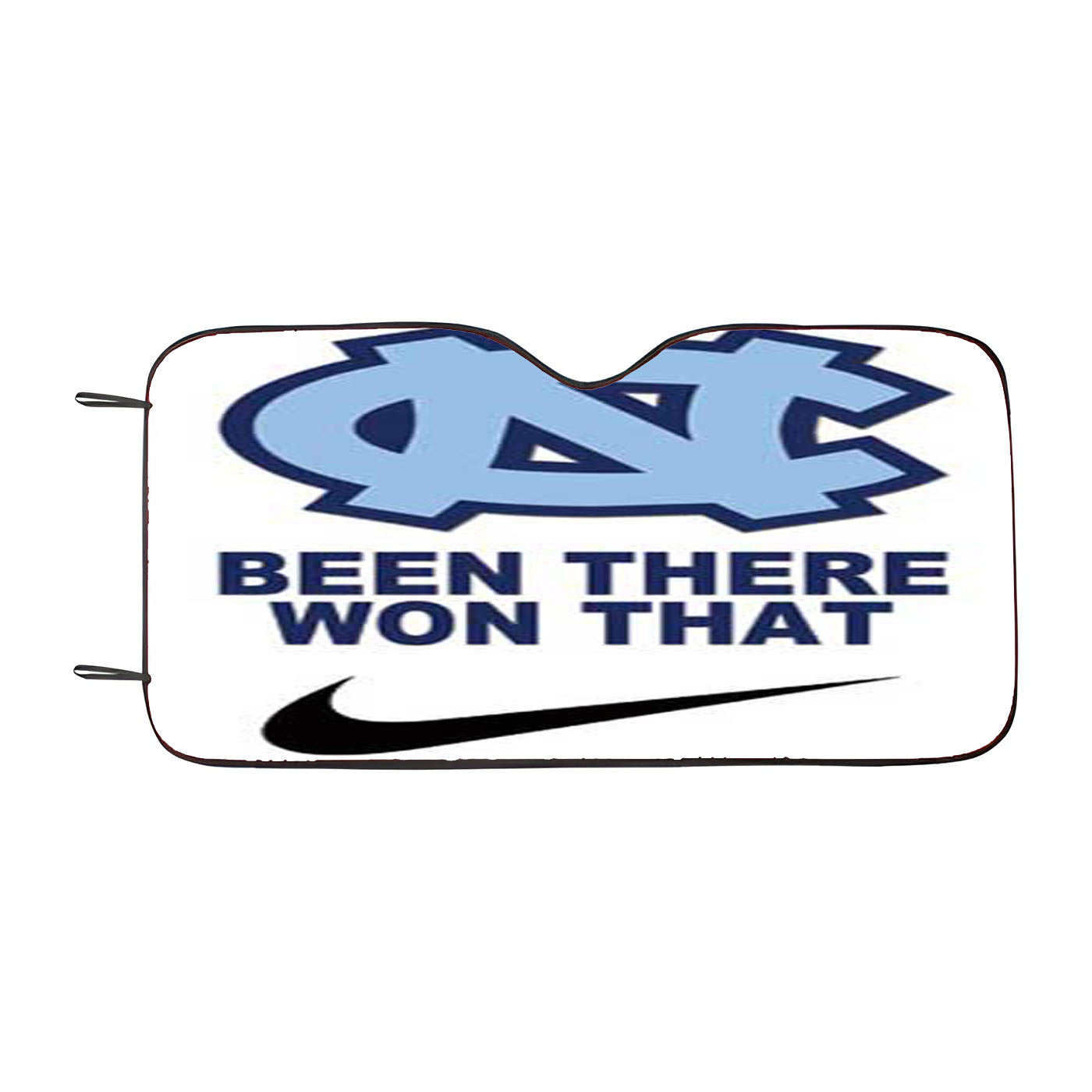 Nc Tar Heels Won That Car Auto Sun Shade Windshield Cover