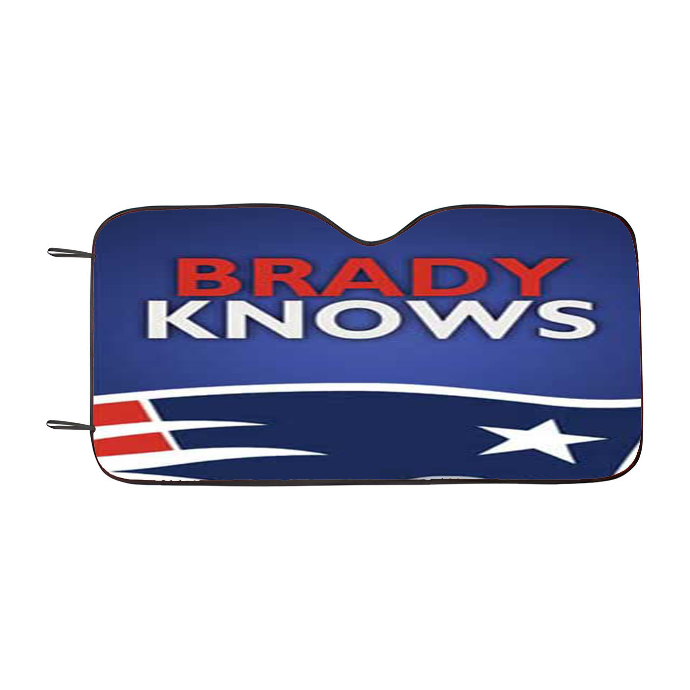 Ne Pats Brady Knows Car Auto Sun Shade Windshield Cover