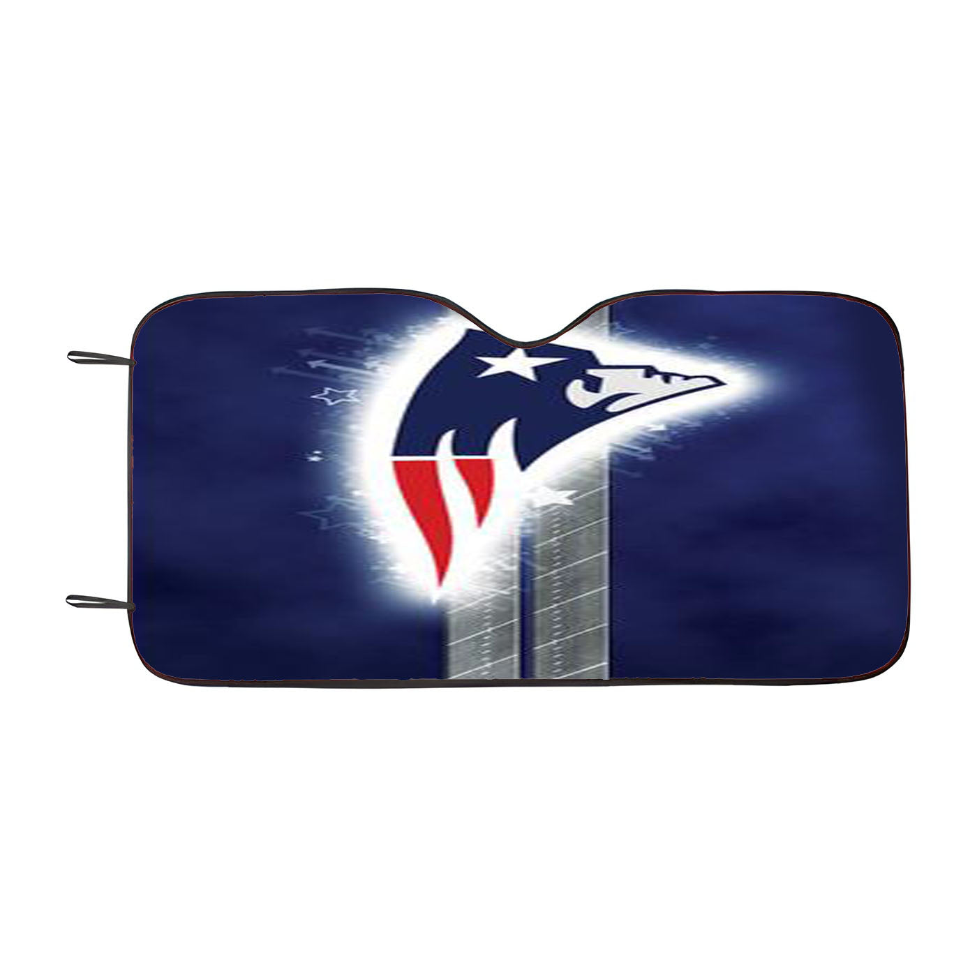 New England Patriots Art Car Auto Sun Shade Windshield Cover