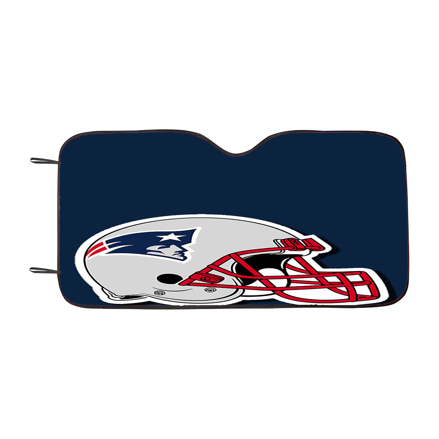 New England Patriots Football Helmet Painting Car Auto Sun Shade Windshield Cover