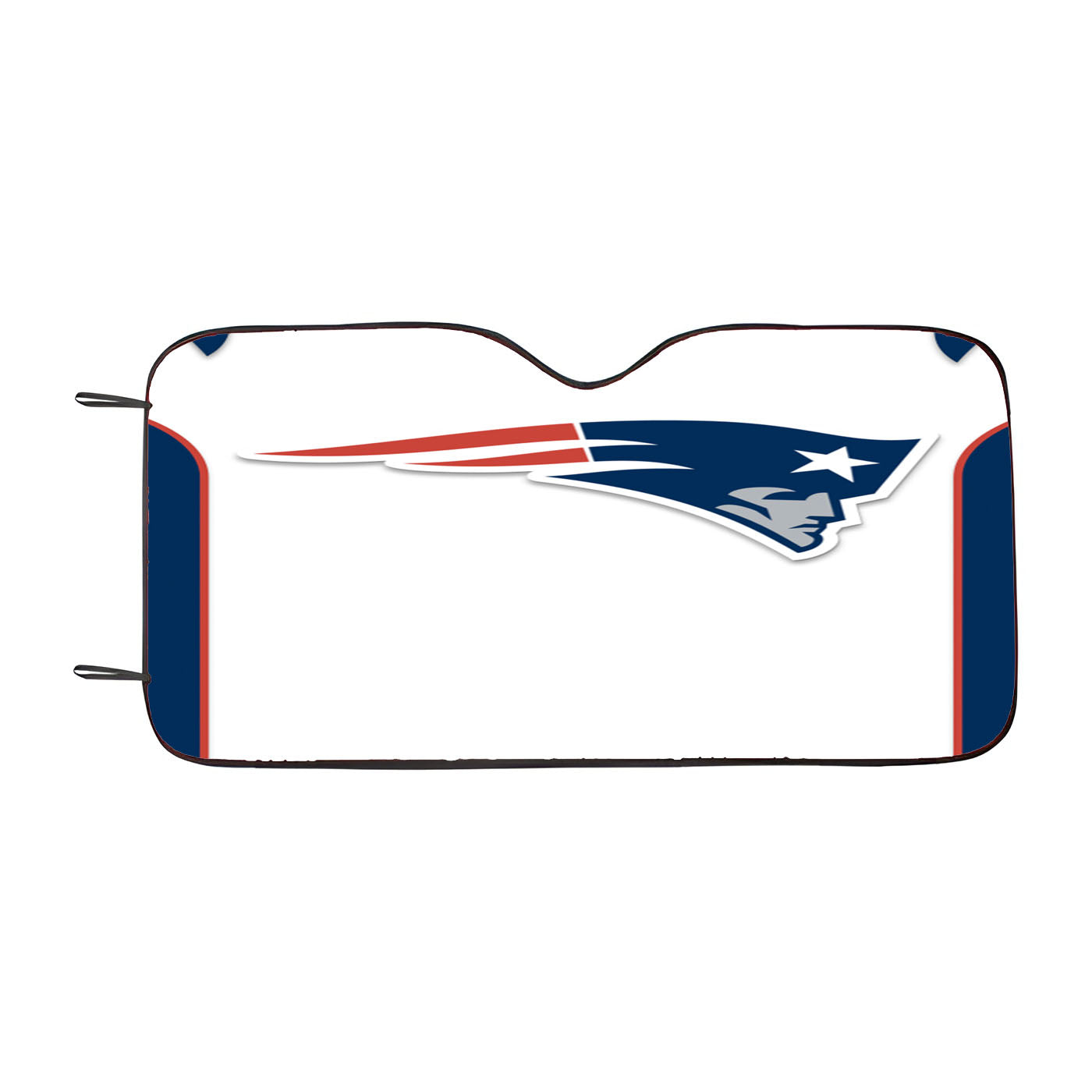 New England Patriots Jersey White Car Auto Sun Shade Windshield Cover