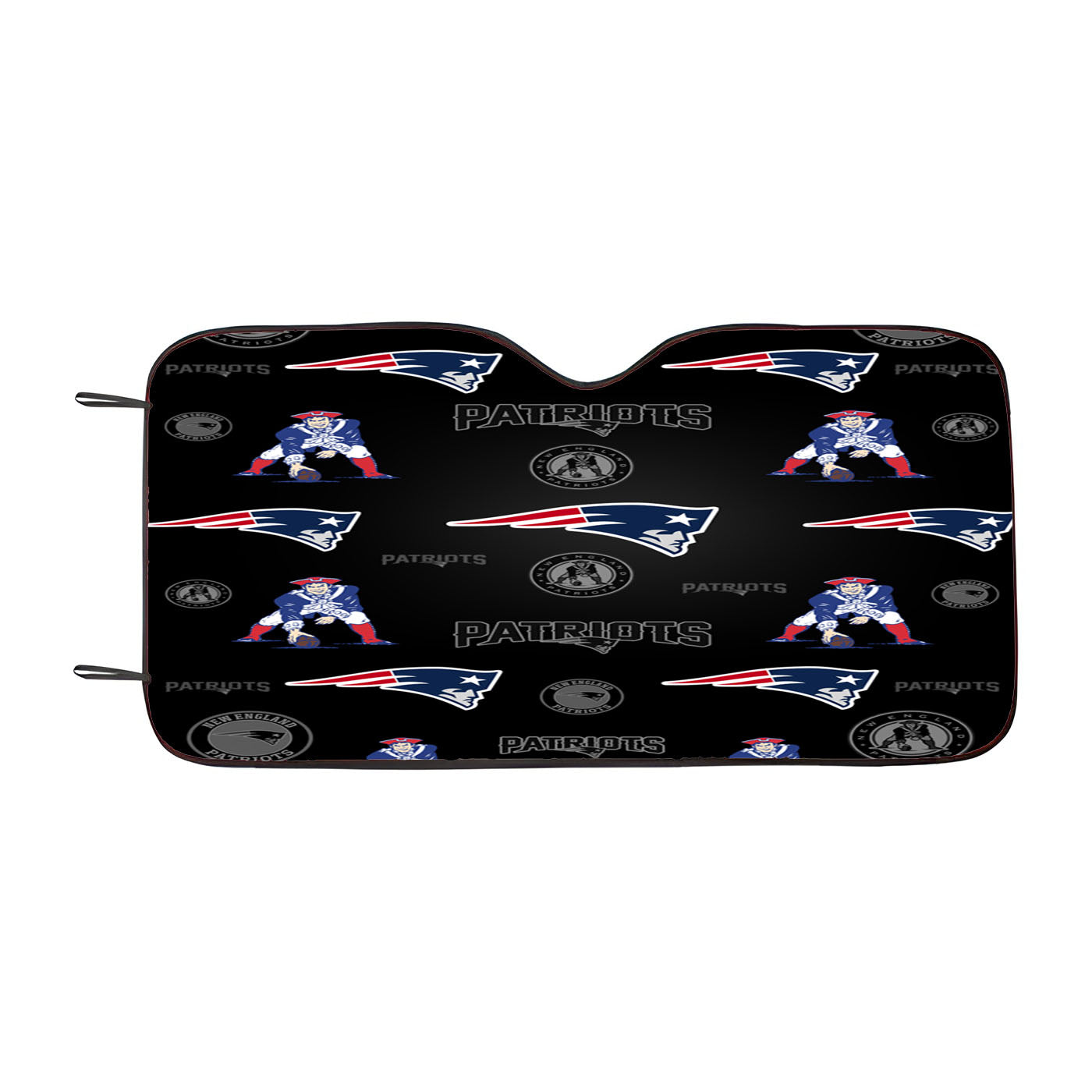 New England Patriots Logo Pattern Car Auto Sun Shade Windshield Cover
