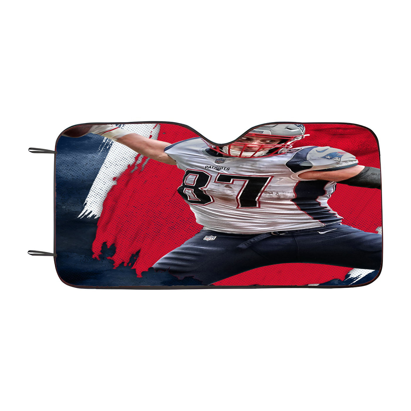 New England Patriots Rob Gronkowski Car Auto Sun Shade Windshield Cover