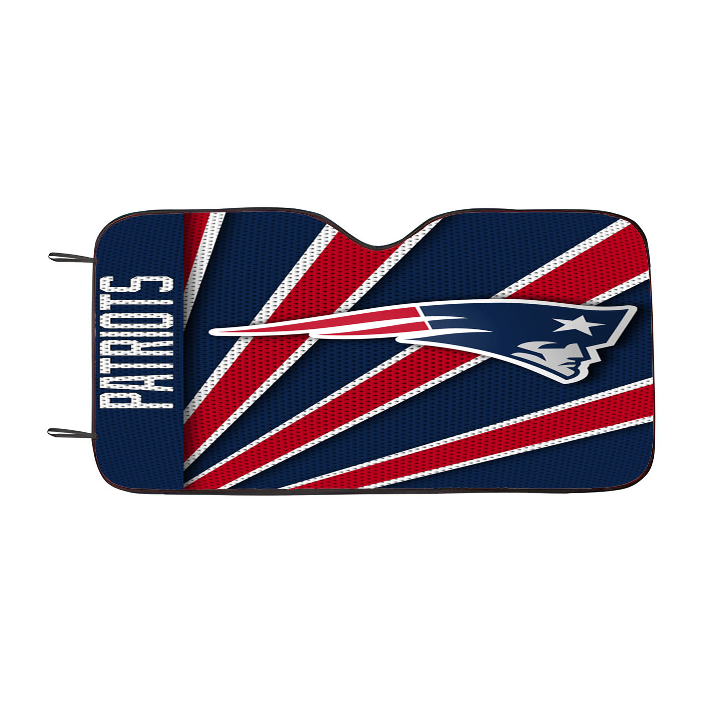New England Patriots Stripe Wallpaper Car Auto Sun Shade Windshield Cover
