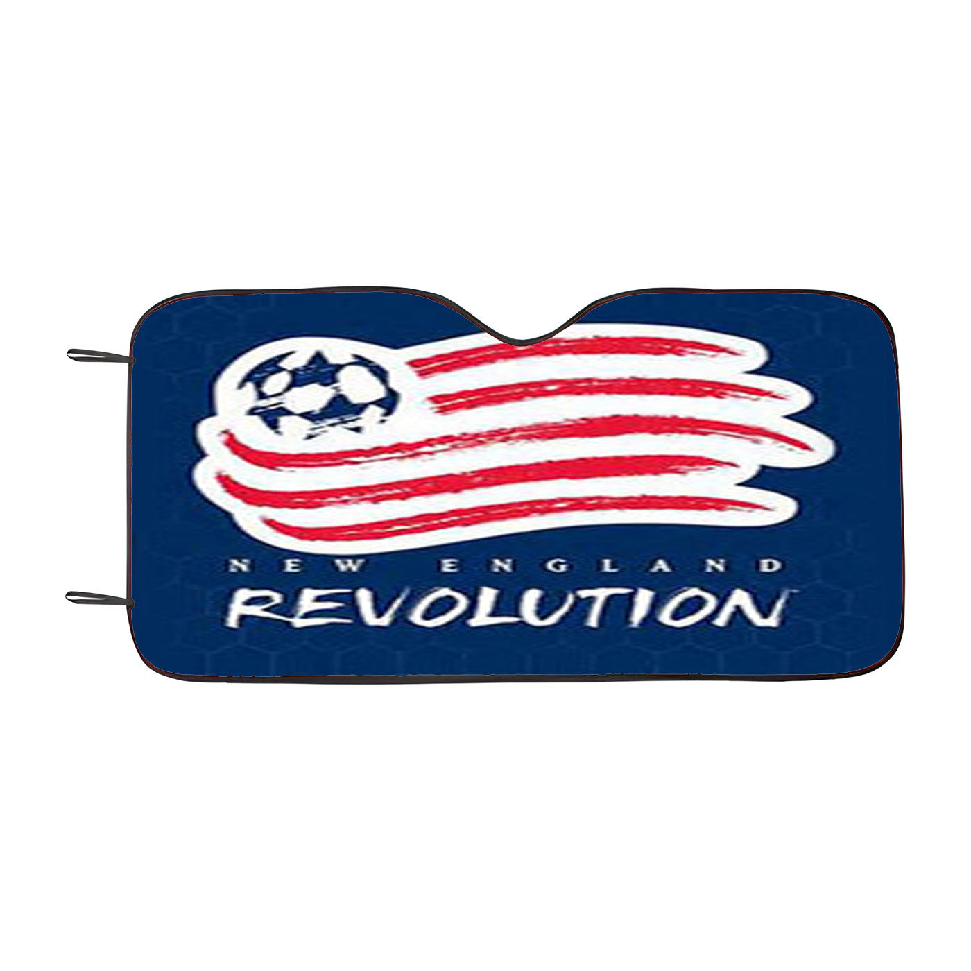 New England Revolution Car Auto Sun Shade Windshield Cover