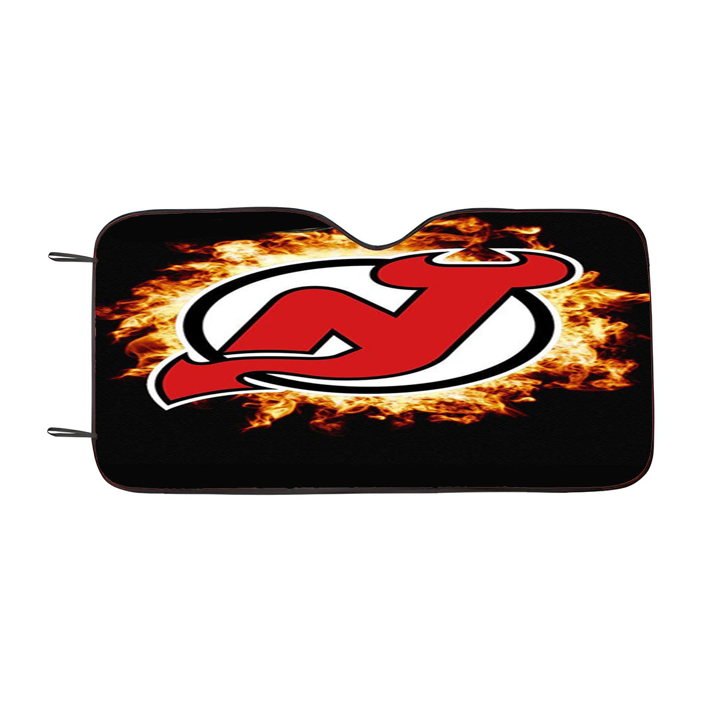 New Jersey Devils Logo Car Auto Sun Shade Windshield Cover