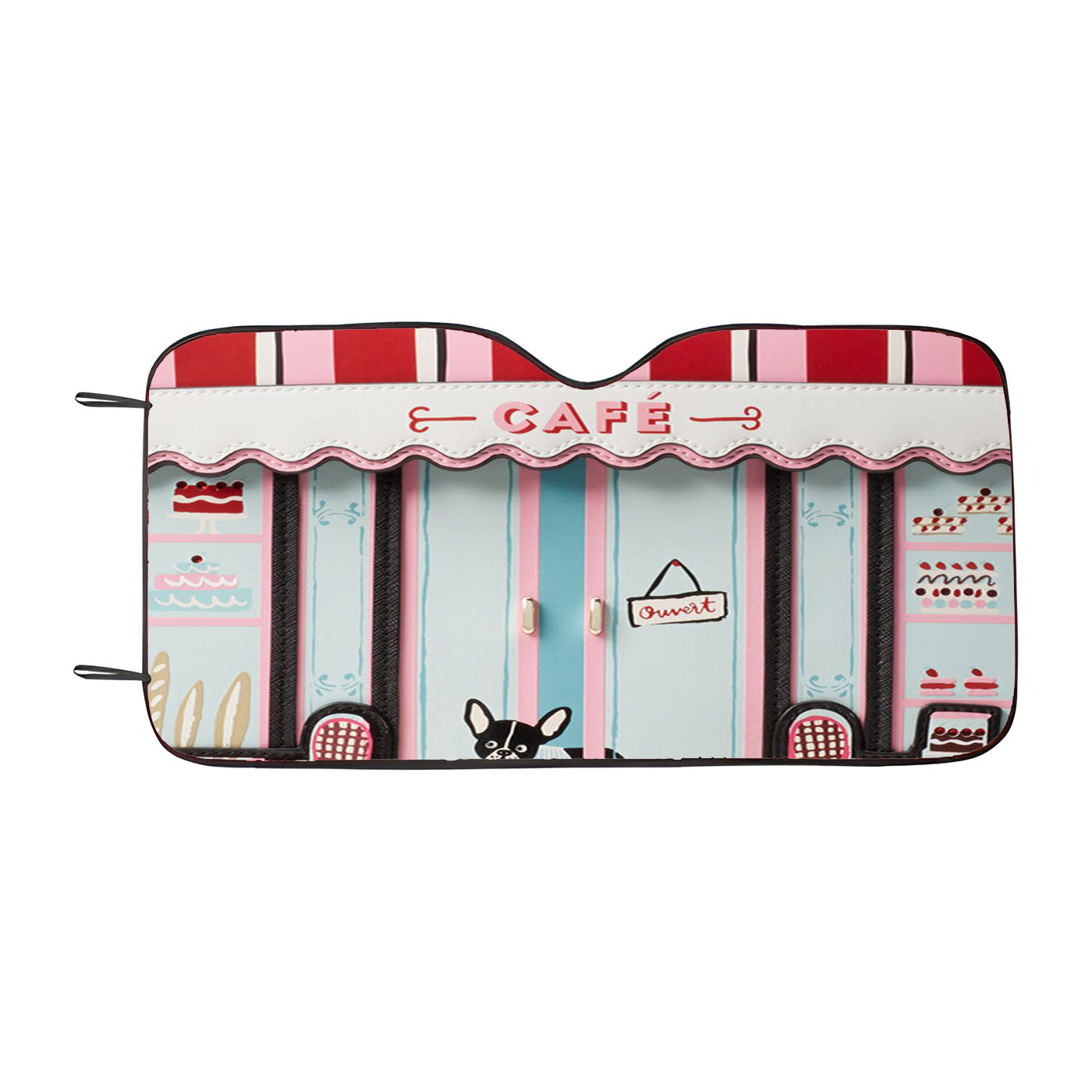 New York Cafe Car Auto Sun Shade Windshield Cover