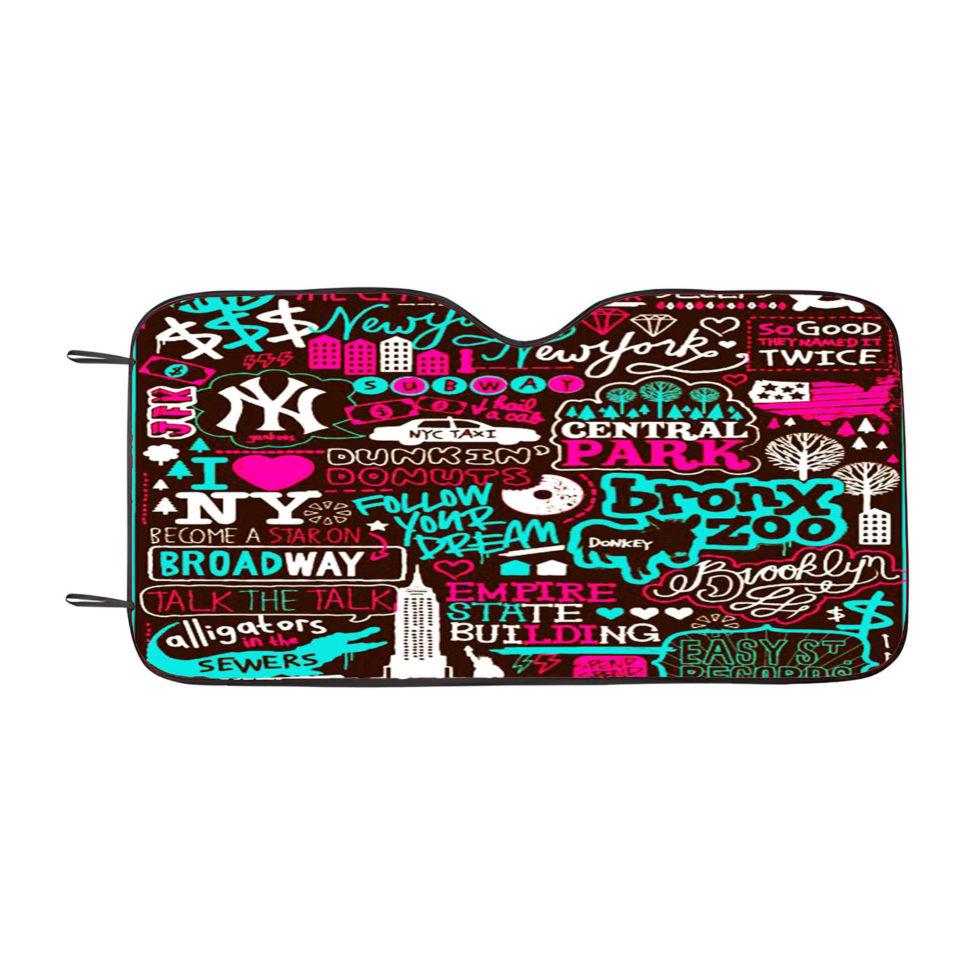 New York City Car Auto Sun Shade Windshield Cover