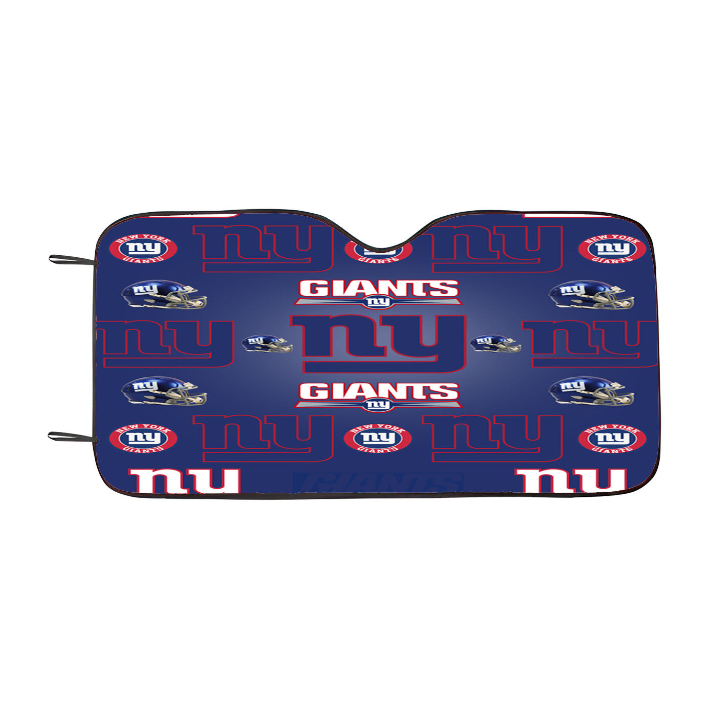 New York Giants Logo Pattern Blue Car Auto Sun Shade Windshield Cover