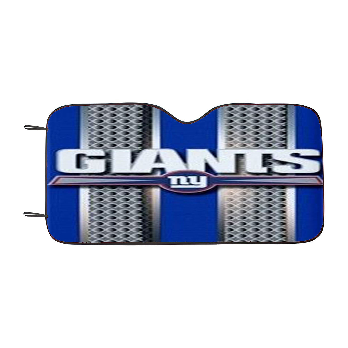 New York Giants Style Metal Car Auto Sun Shade Windshield Cover