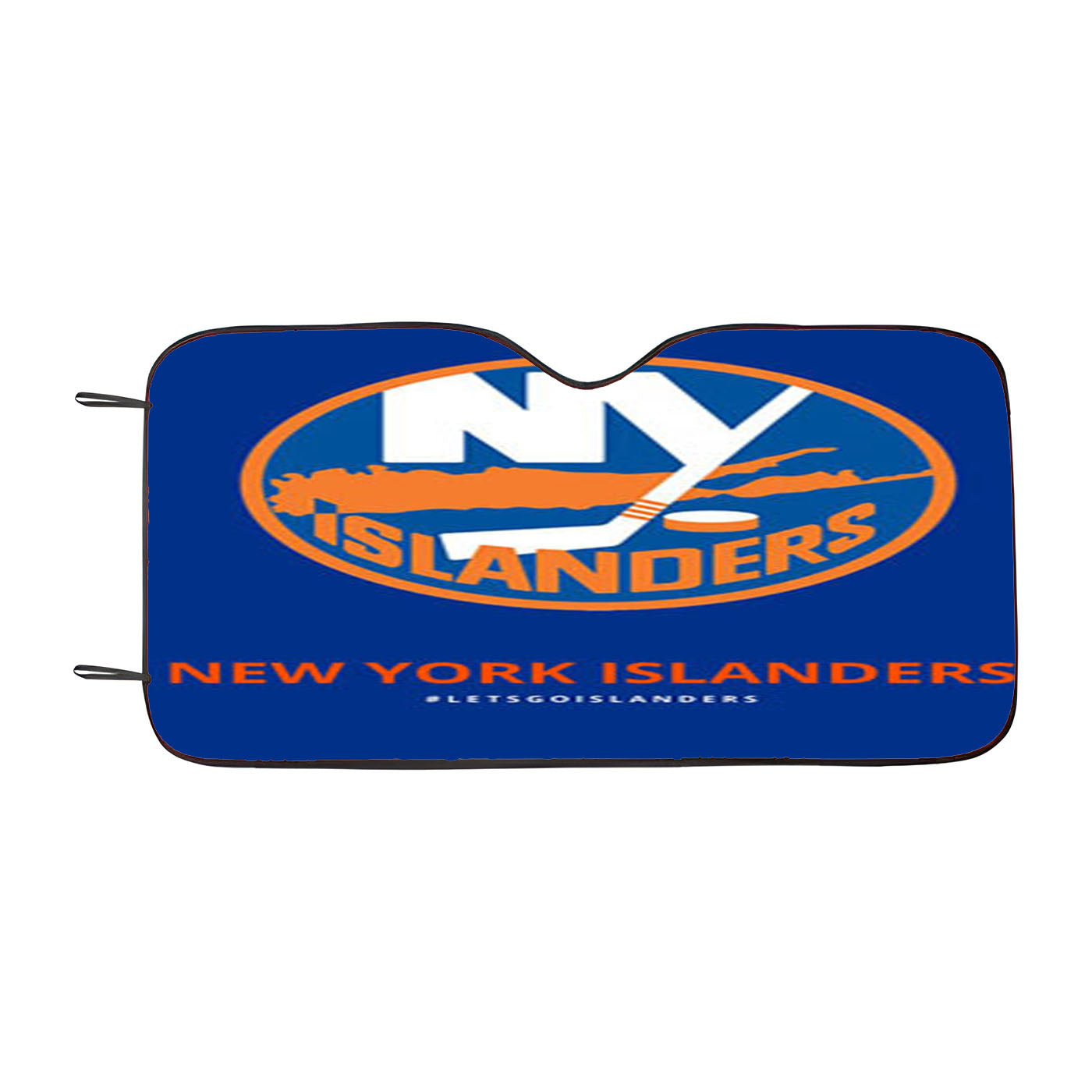 New York Islanders Lets Go Car Auto Sun Shade Windshield Cover