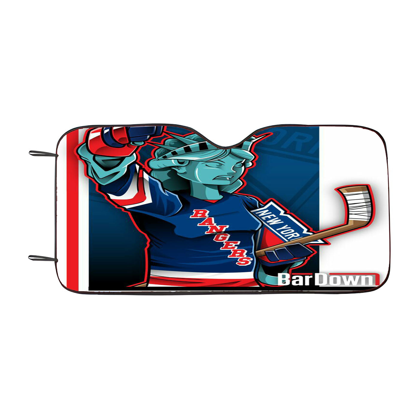 New York Rangers Car Auto Sun Shade Windshield Cover