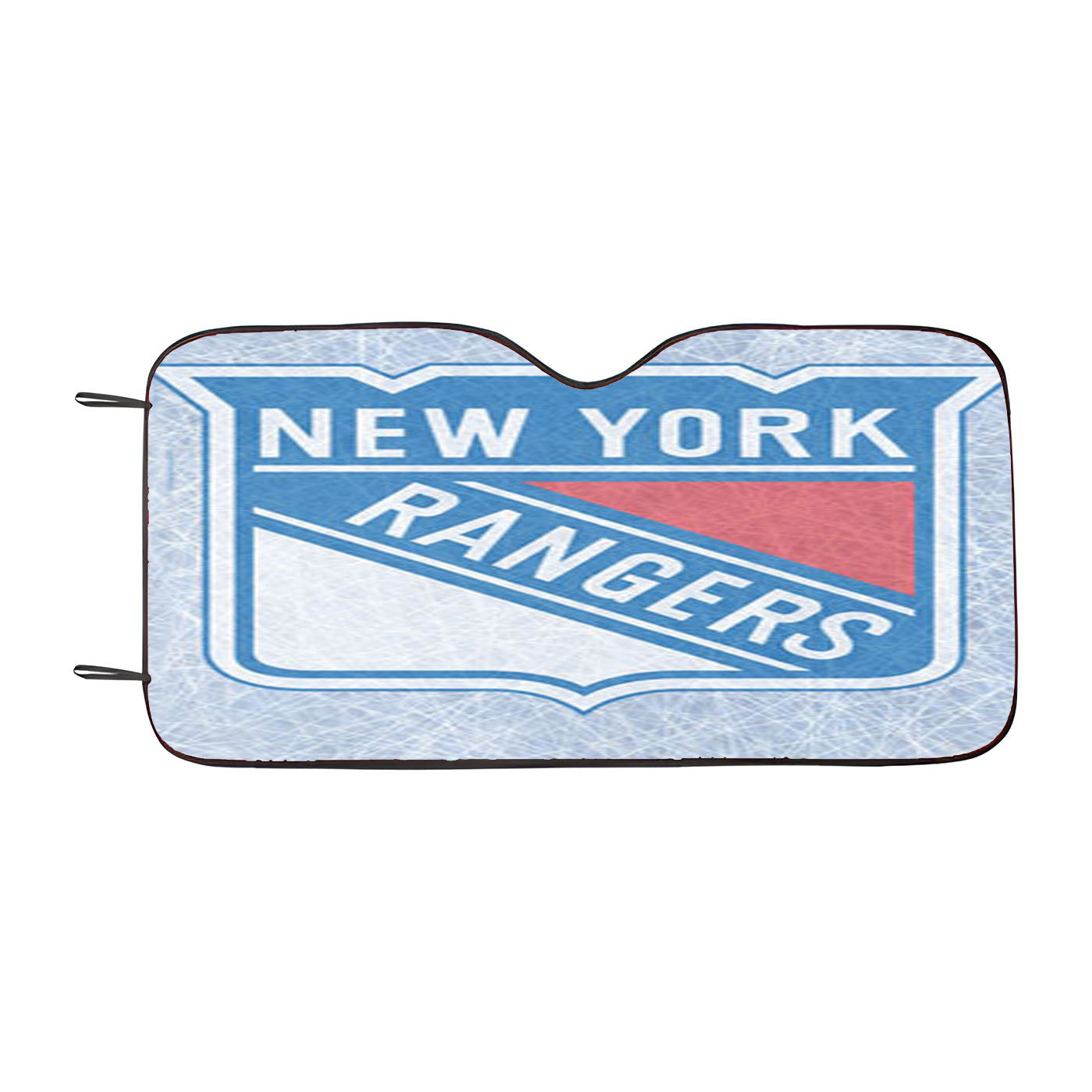 New York Rangers Art Car Auto Sun Shade Windshield Cover