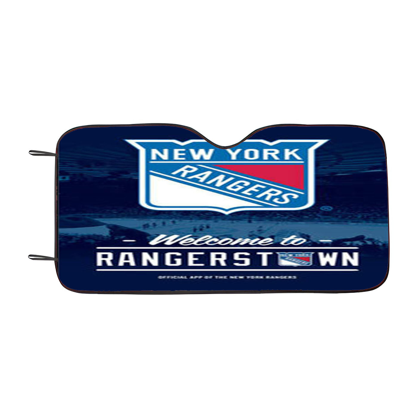 New York Rangers Field Car Auto Sun Shade Windshield Cover