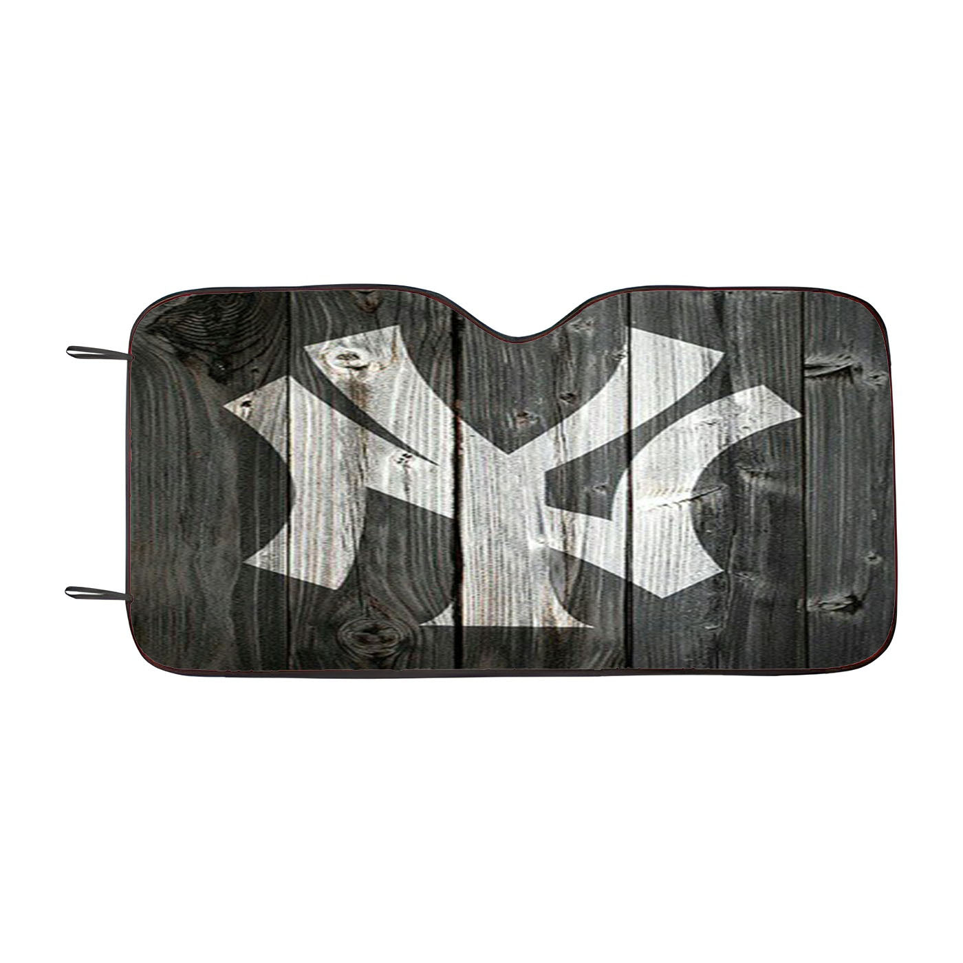 New York Wood Car Auto Sun Shade Windshield Cover