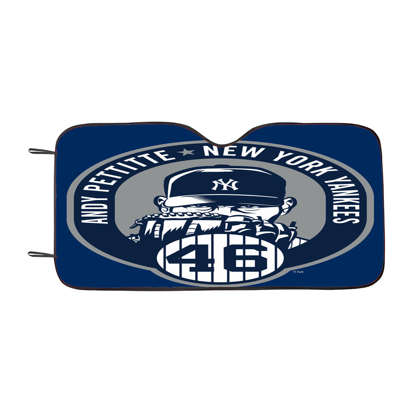 New York Yankees Andy Pettitte Car Auto Sun Shade Windshield Cover