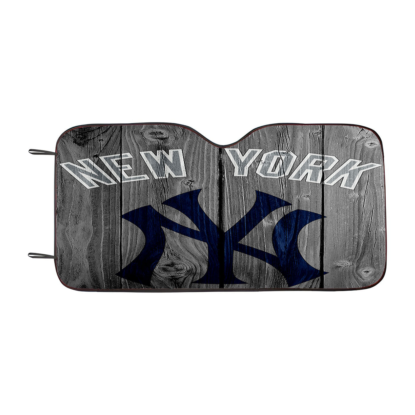 New York Yankees Baseball Wood Car Auto Sun Shade Windshield Cover