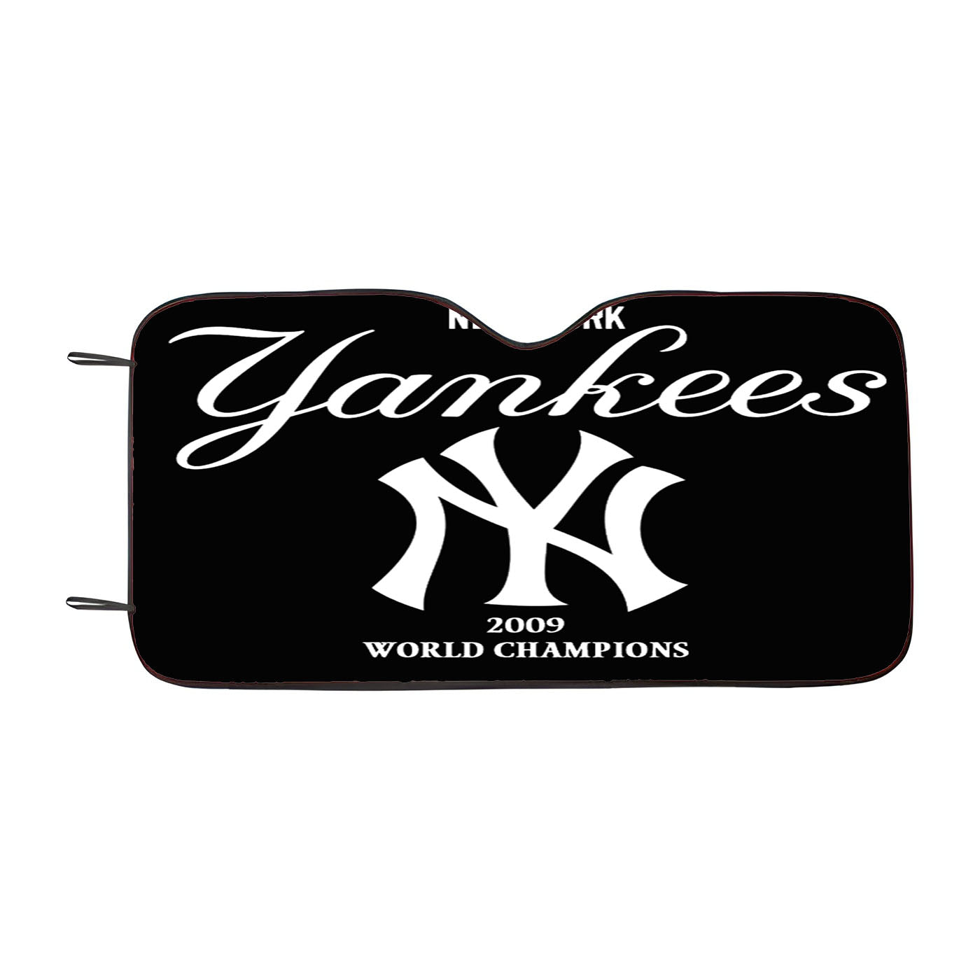 New York Yankees Black Car Auto Sun Shade Windshield Cover