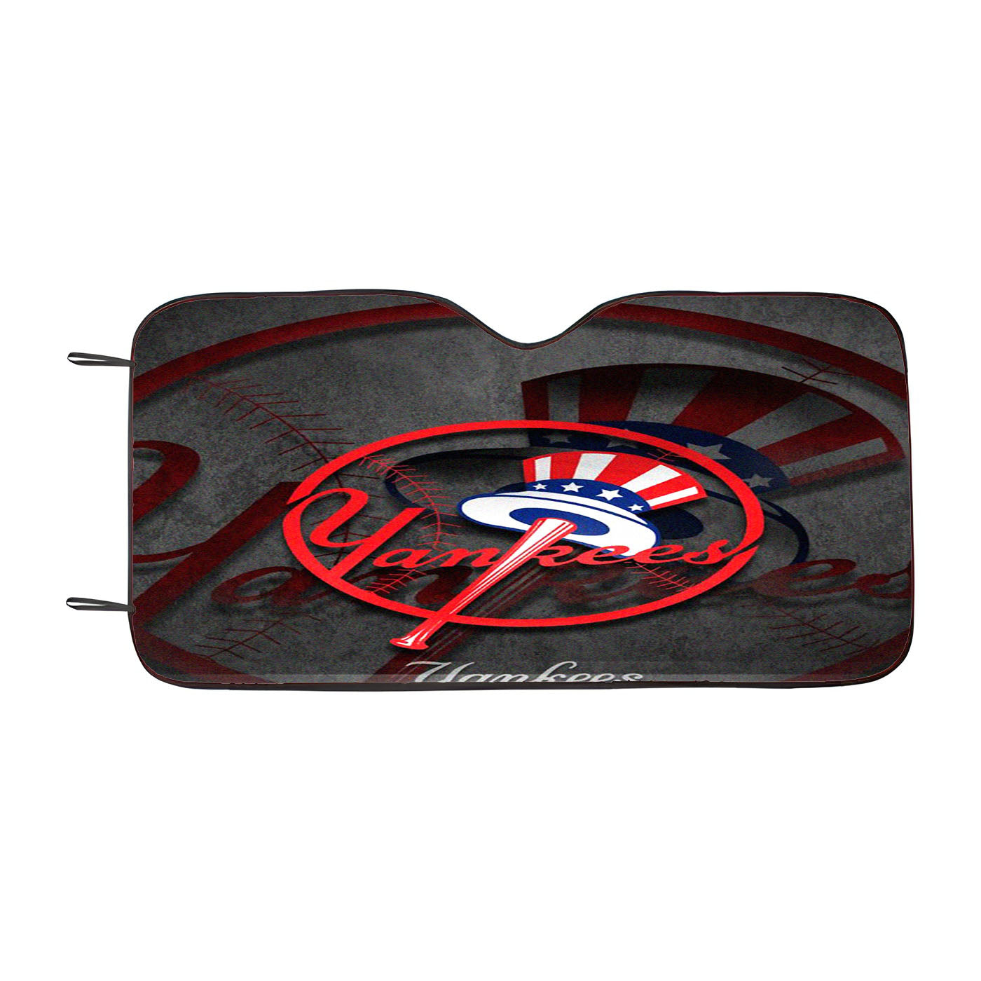 New York Yankees Logo Art Car Auto Sun Shade Windshield Cover