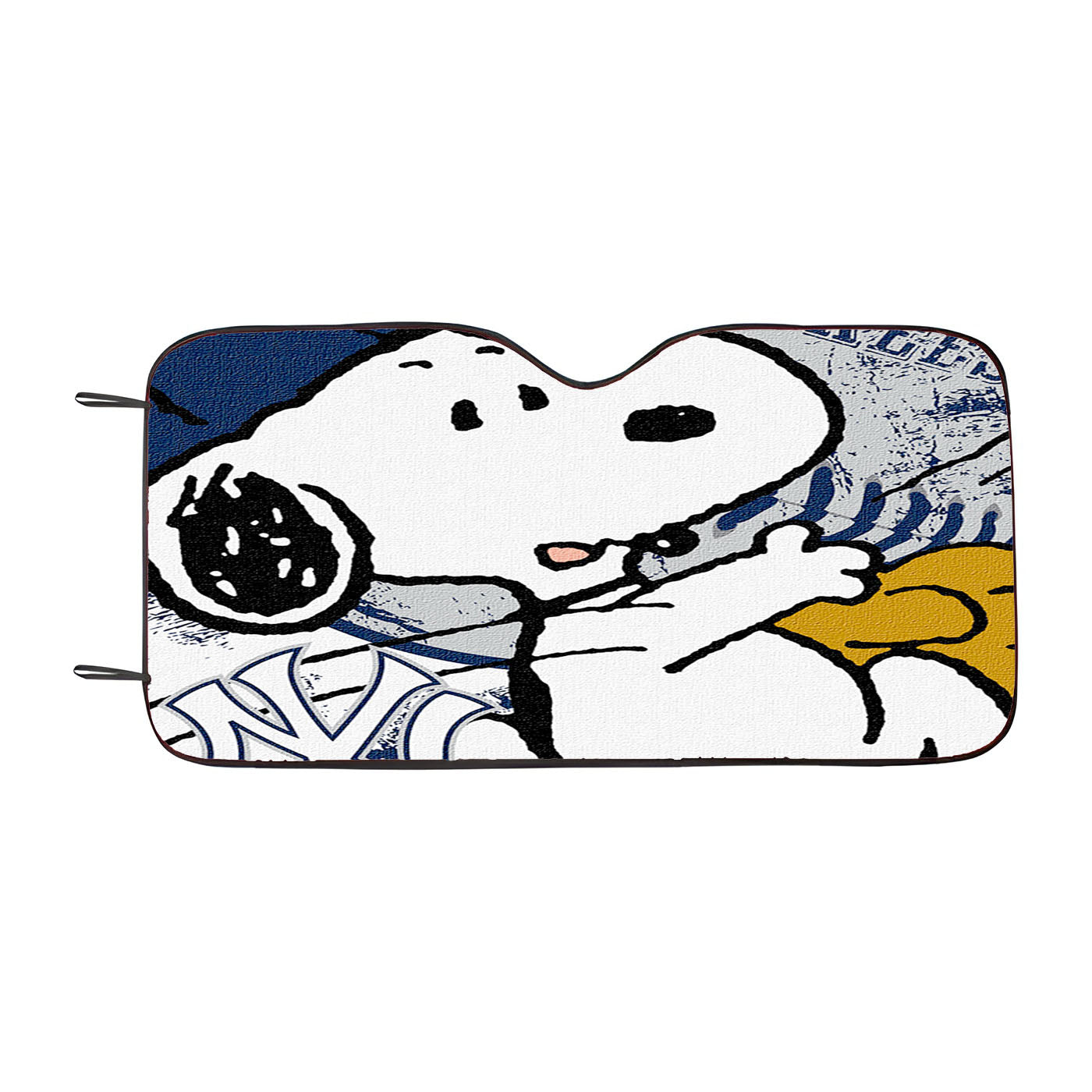 New York Yankees Snoopy Car Auto Sun Shade Windshield Cover