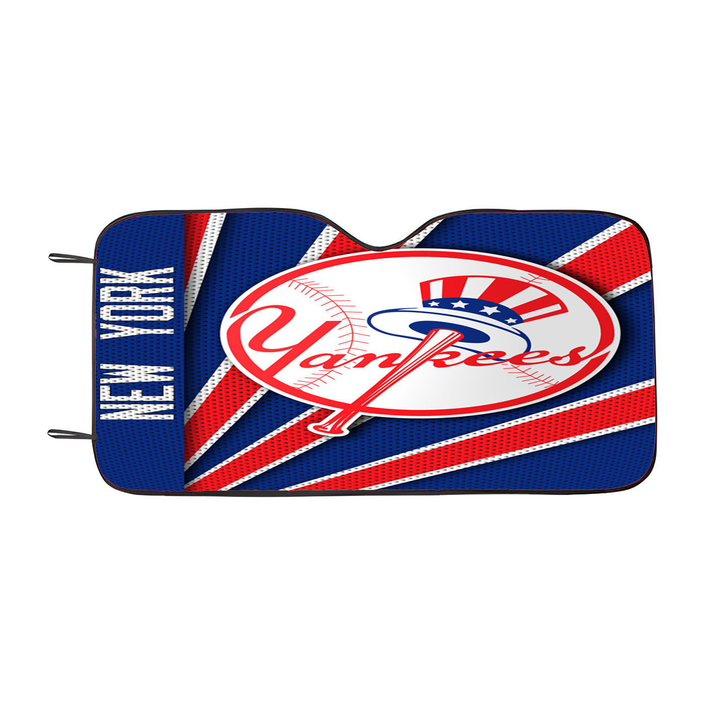 New York Yankees Stripe Wallpaper Car Auto Sun Shade Windshield Cover