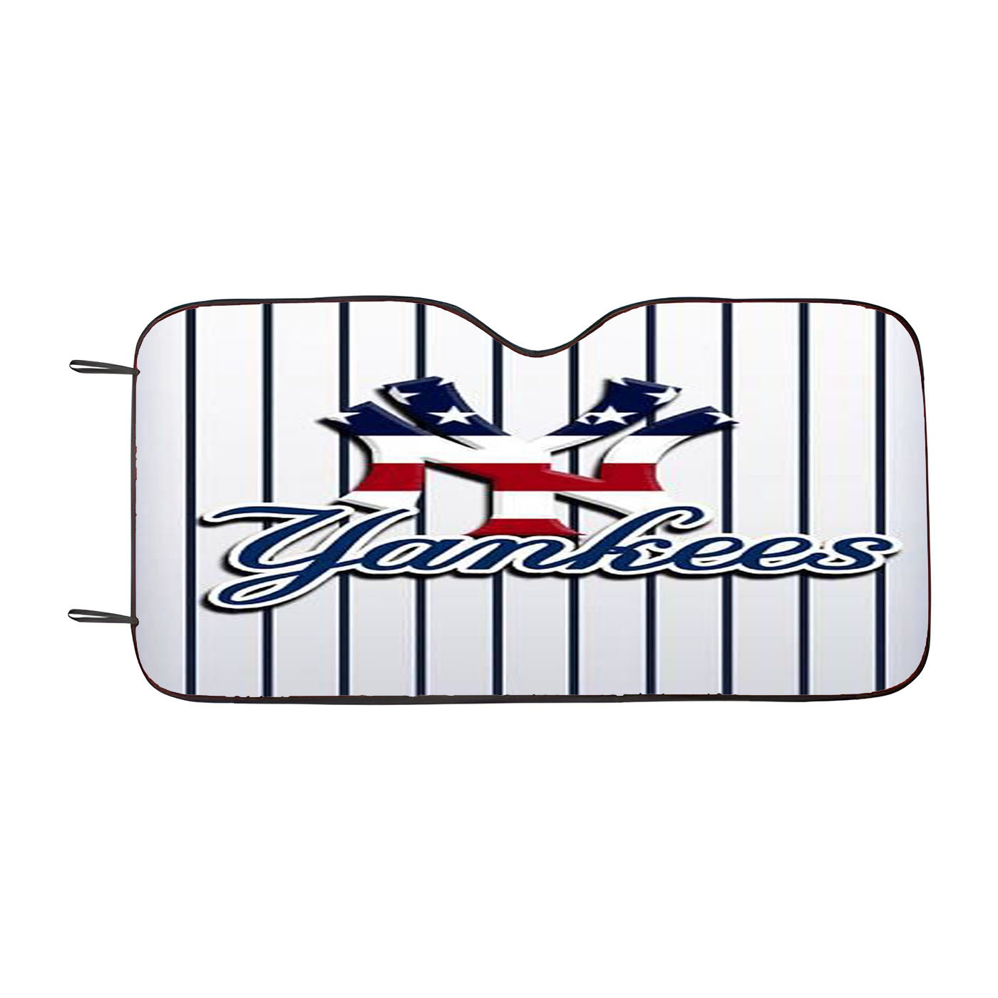 Newyork Yankees Stripe Car Auto Sun Shade Windshield Cover