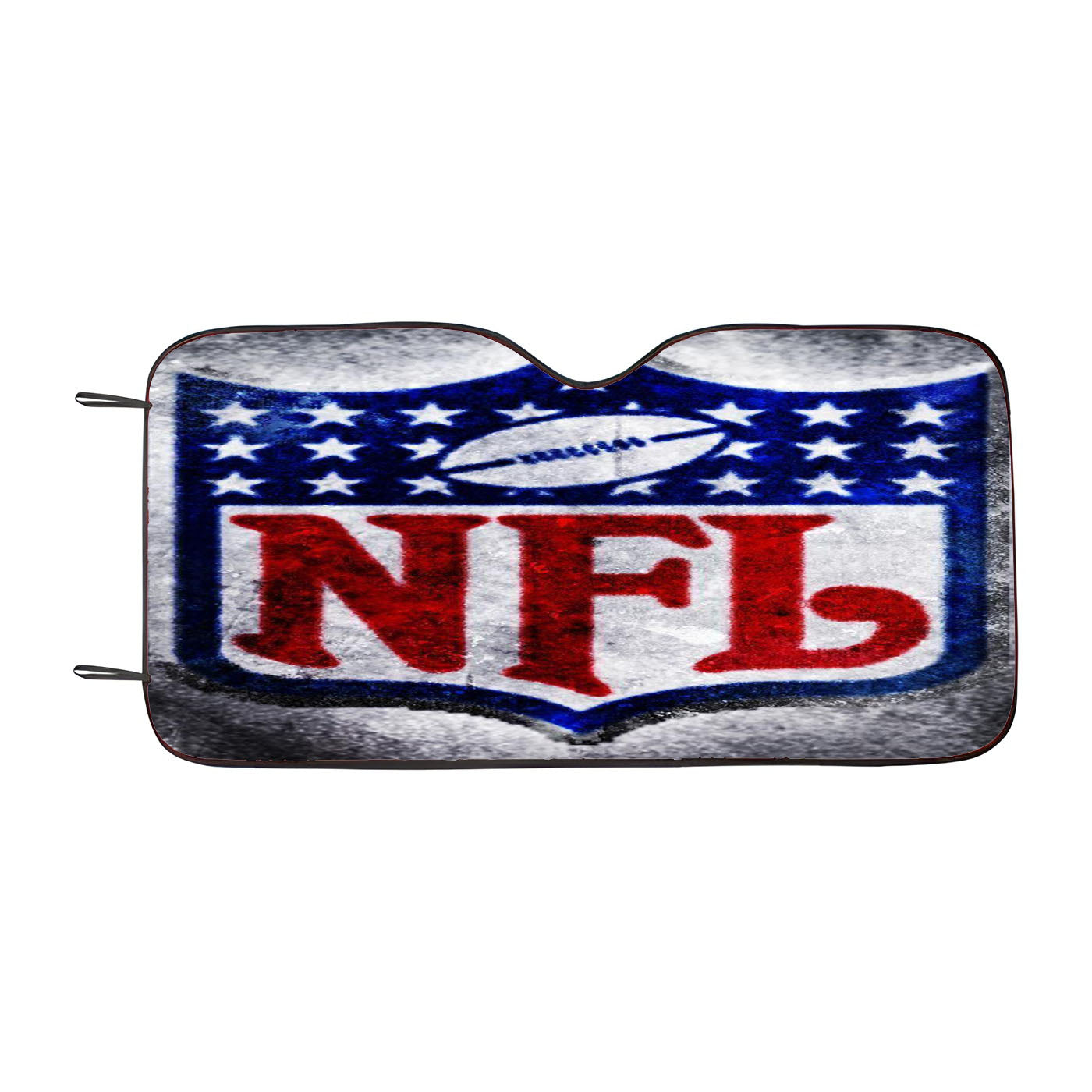 Nfl Logo Grunge Background Car Auto Sun Shade Windshield Cover