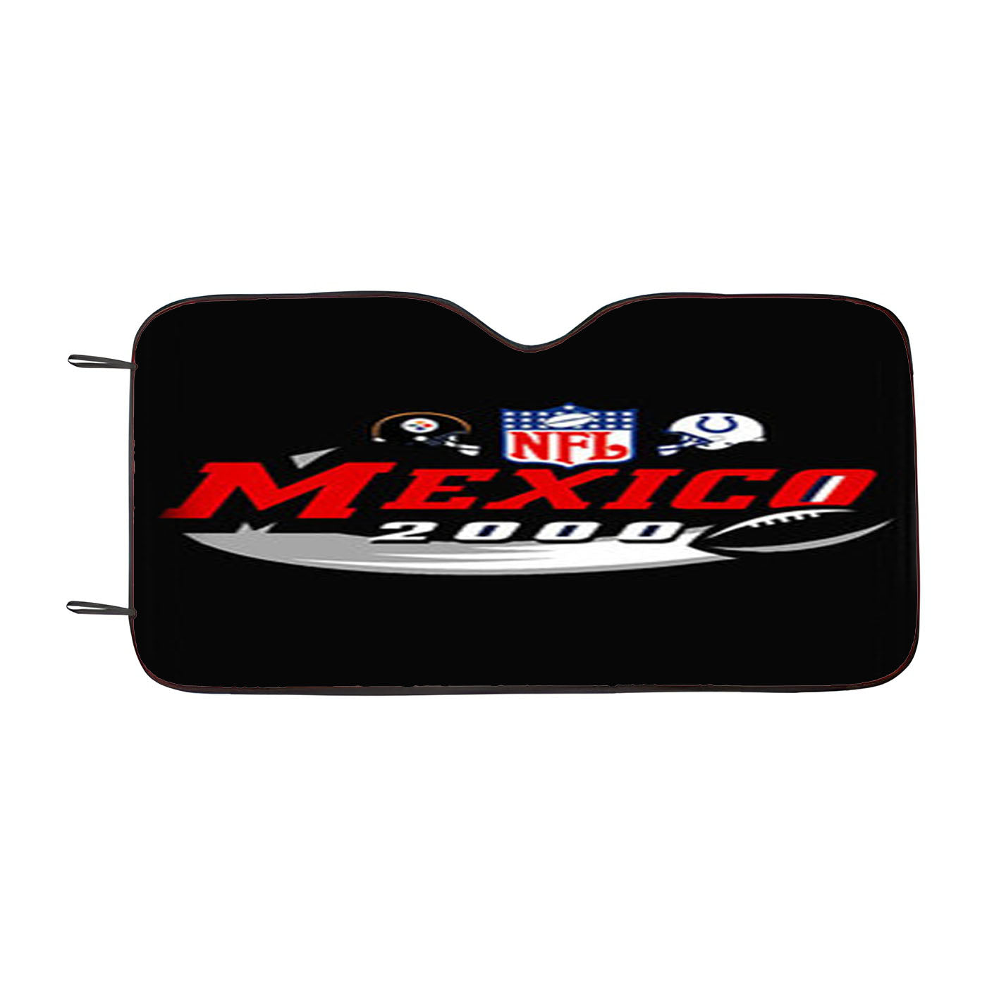 Nfl Mexico 2000 Black Car Auto Sun Shade Windshield Cover