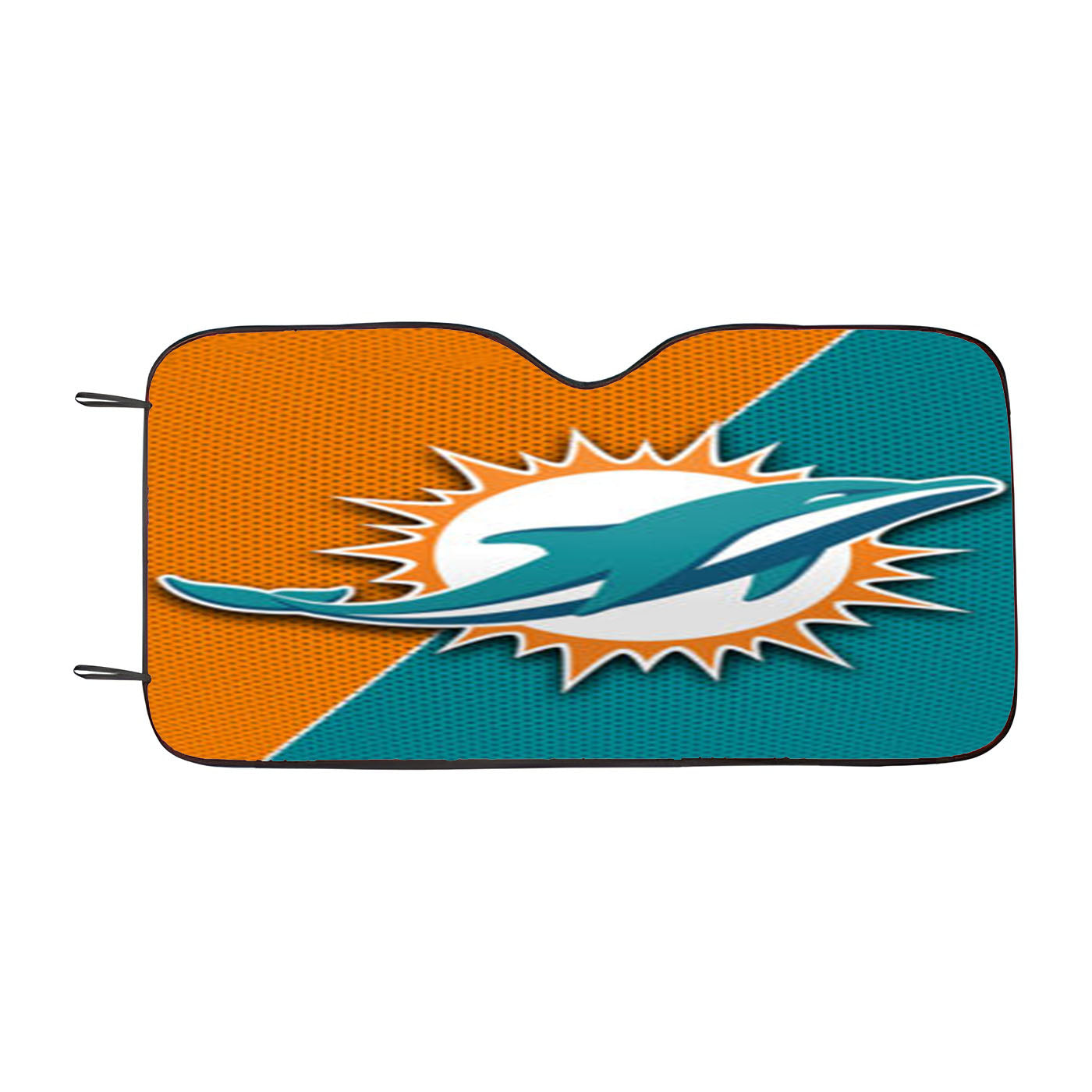 Nfl Miami Dolphins Logo Car Auto Sun Shade Windshield Cover