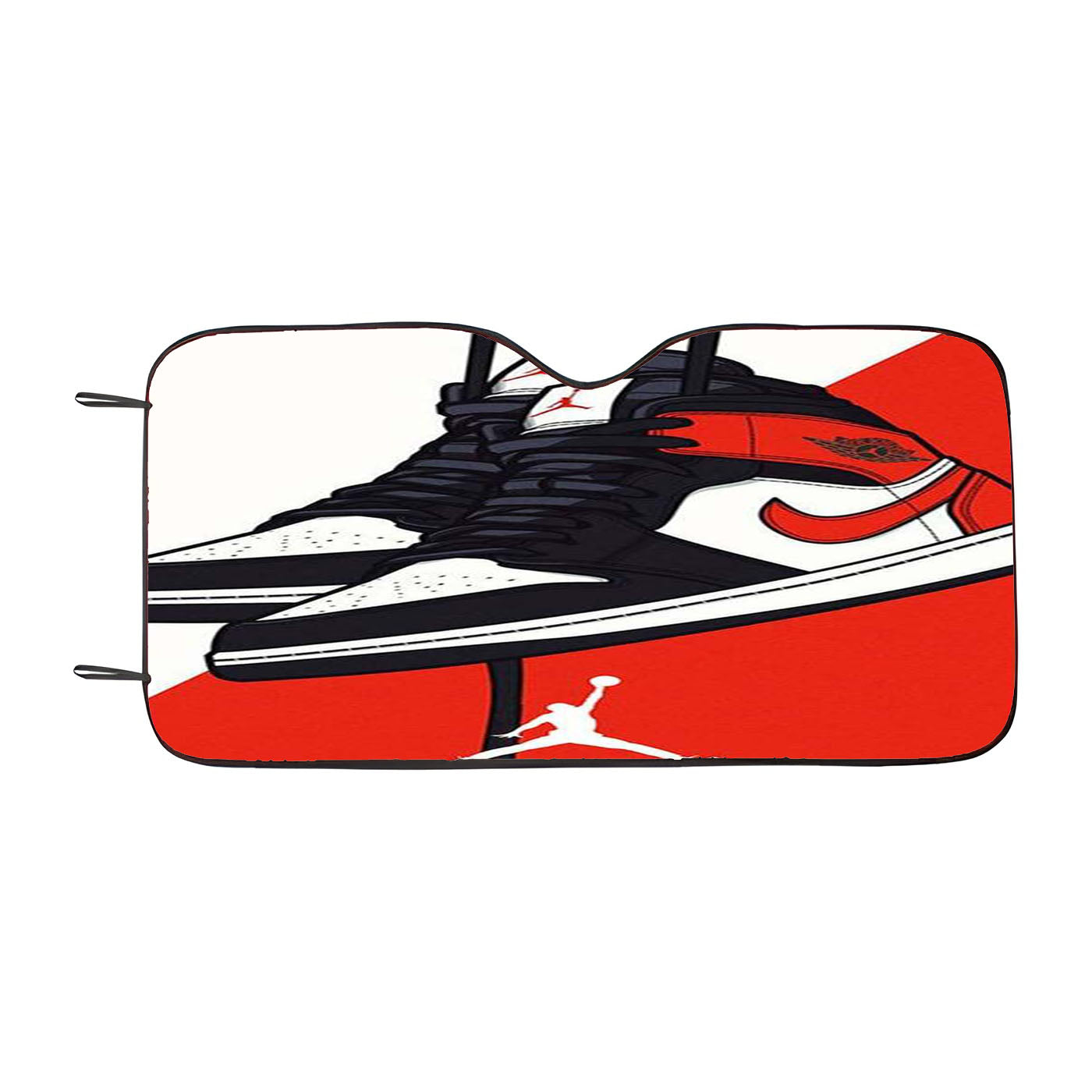 Nike Air Jordan Sneakers Car Auto Sun Shade Windshield Cover