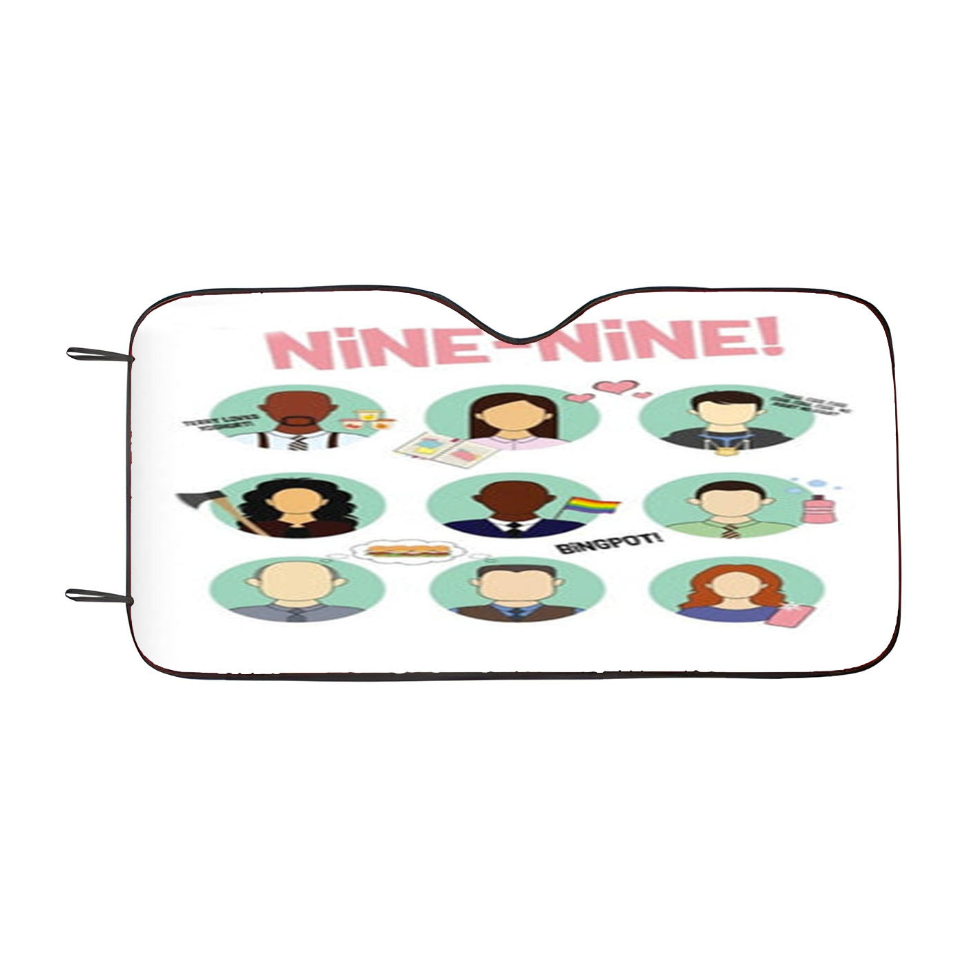 Nine Nine Characters - B99 Car Auto Sun Shade Windshield Cover